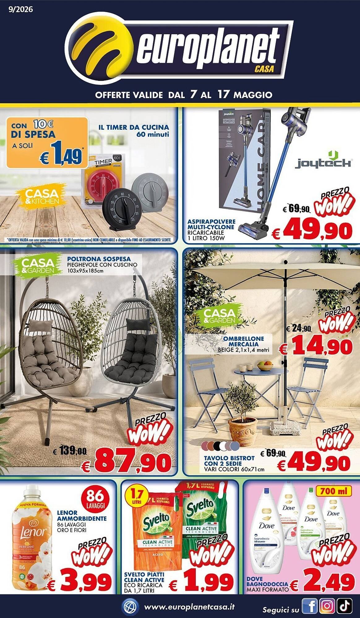 Volantino Europlanet Casa (2026-05-07 - 2026-05-17)