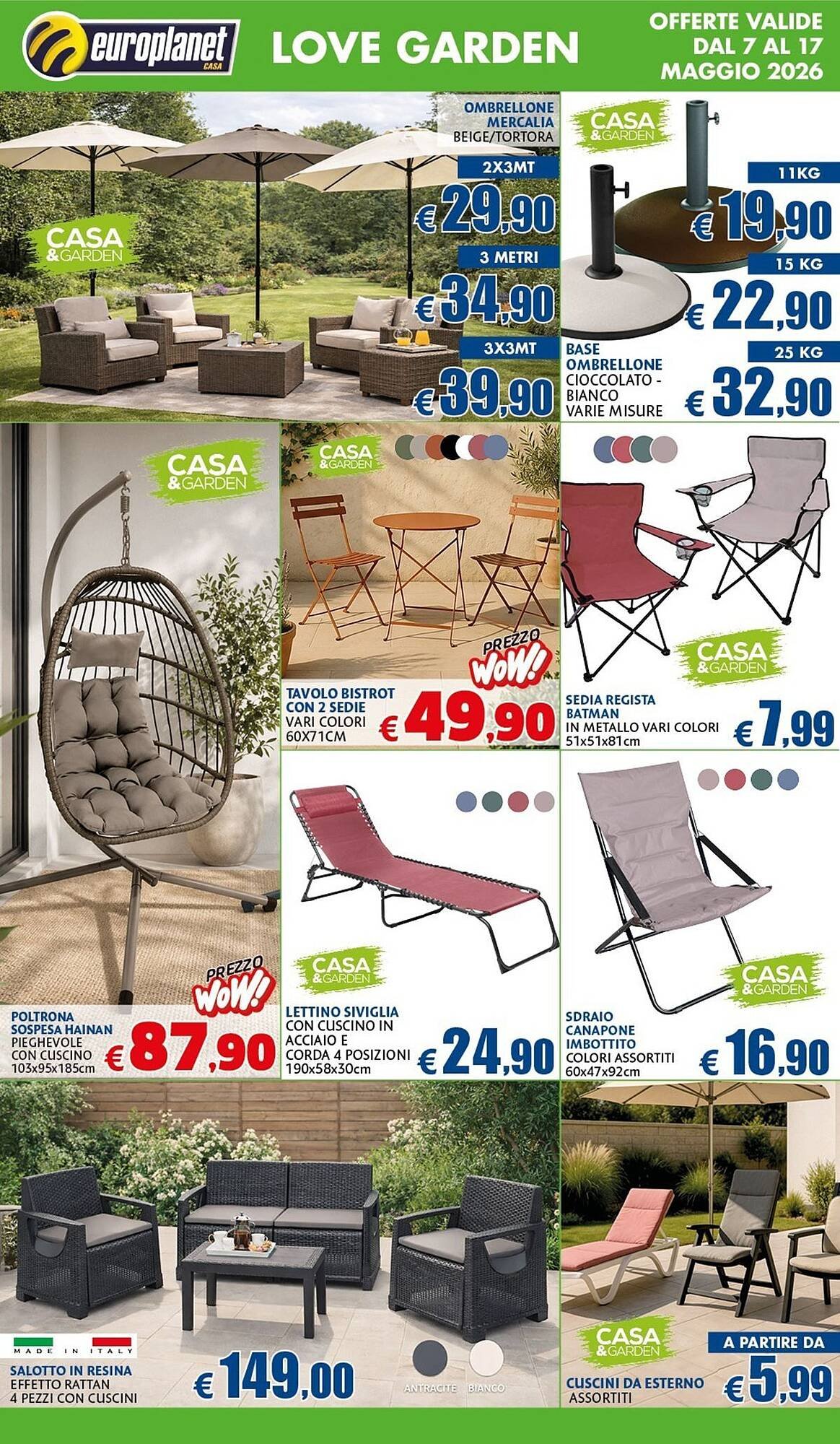 Volantino Europlanet Casa (2026-05-07 - 2026-05-17)
