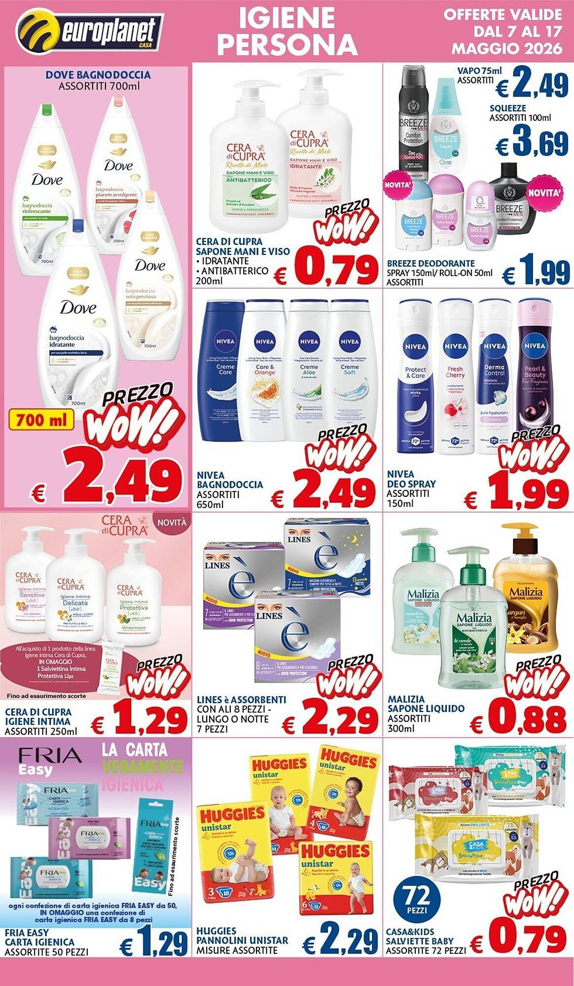 Volantino Europlanet Casa (2026-05-07 - 2026-05-17)