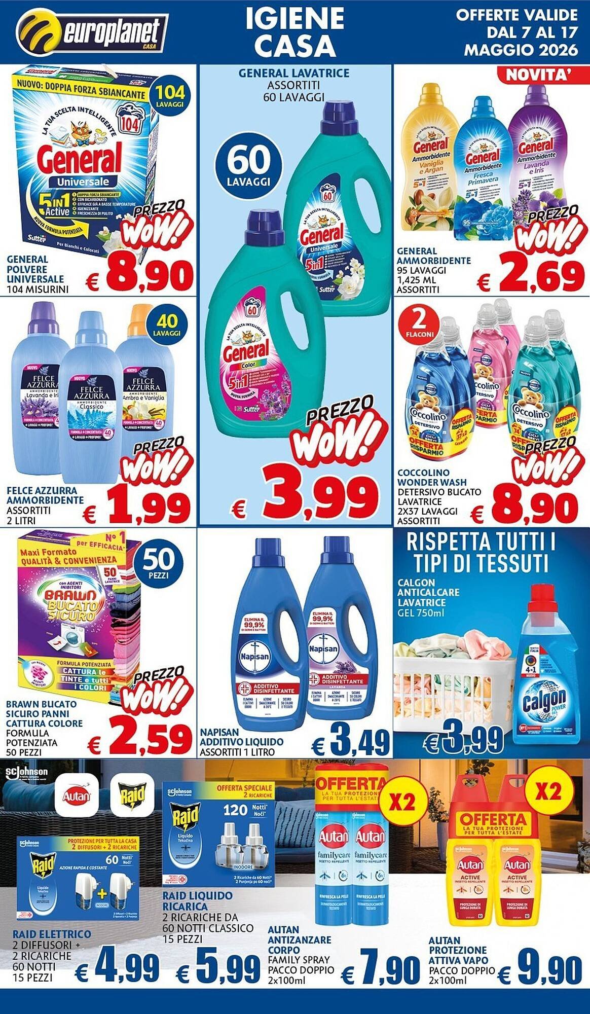 Volantino Europlanet Casa (2026-05-07 - 2026-05-17)
