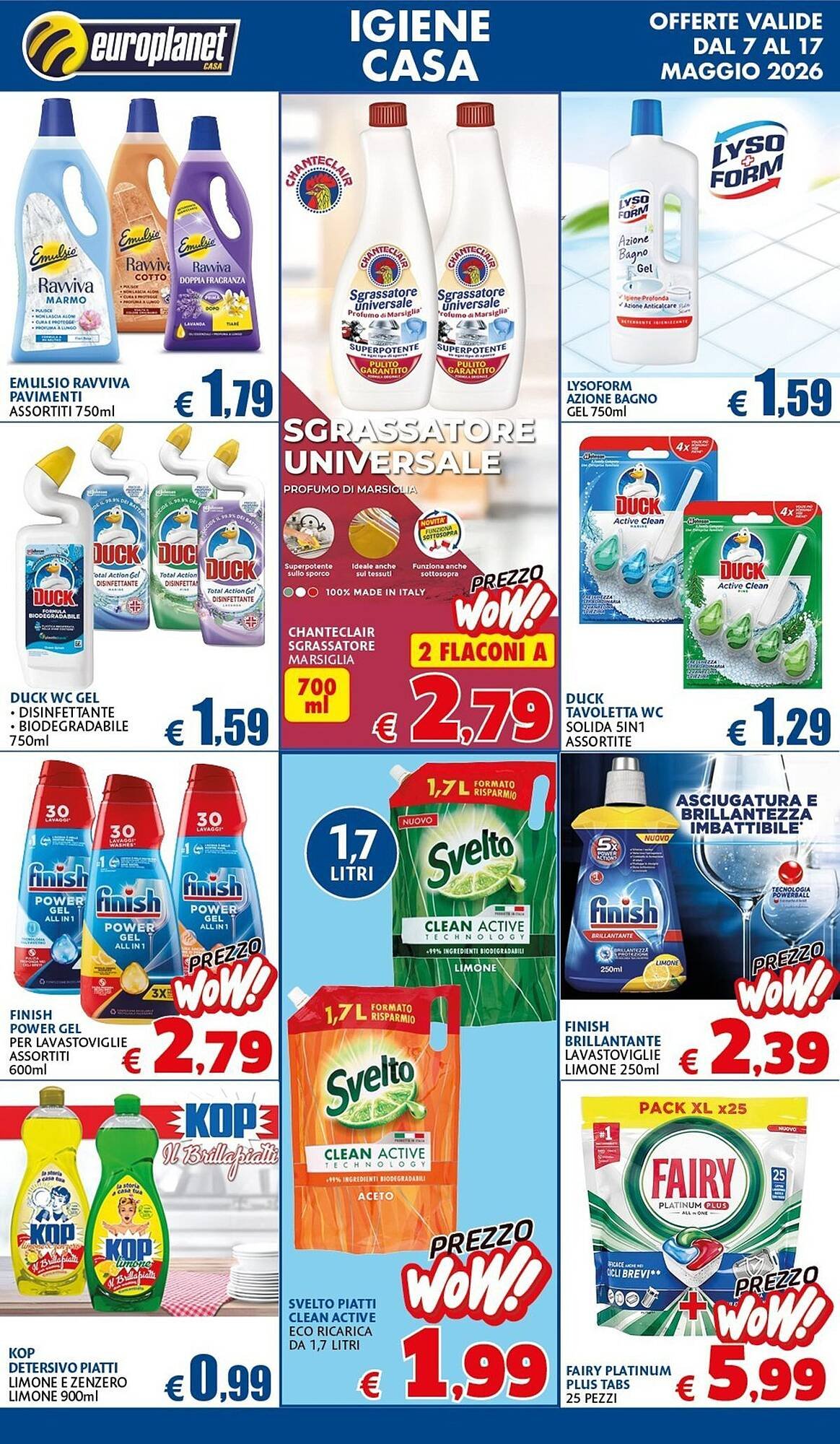 Volantino Europlanet Casa (2026-05-07 - 2026-05-17)