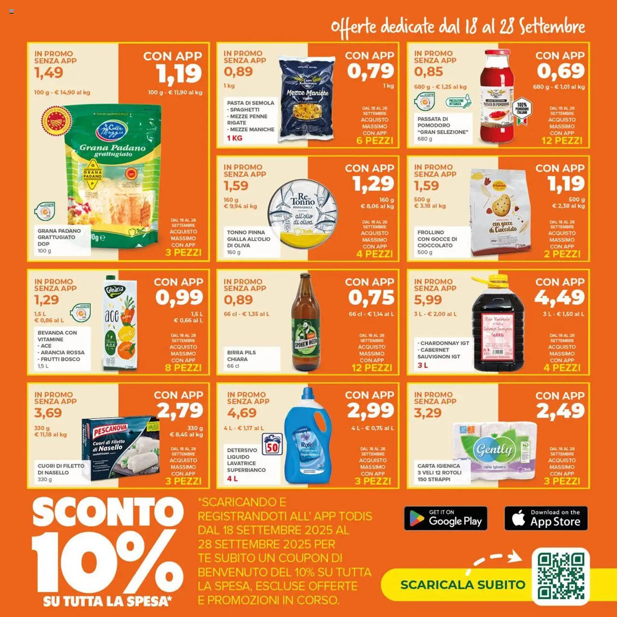 Volantino Todis (2025-09-18 - 2025-09-28)