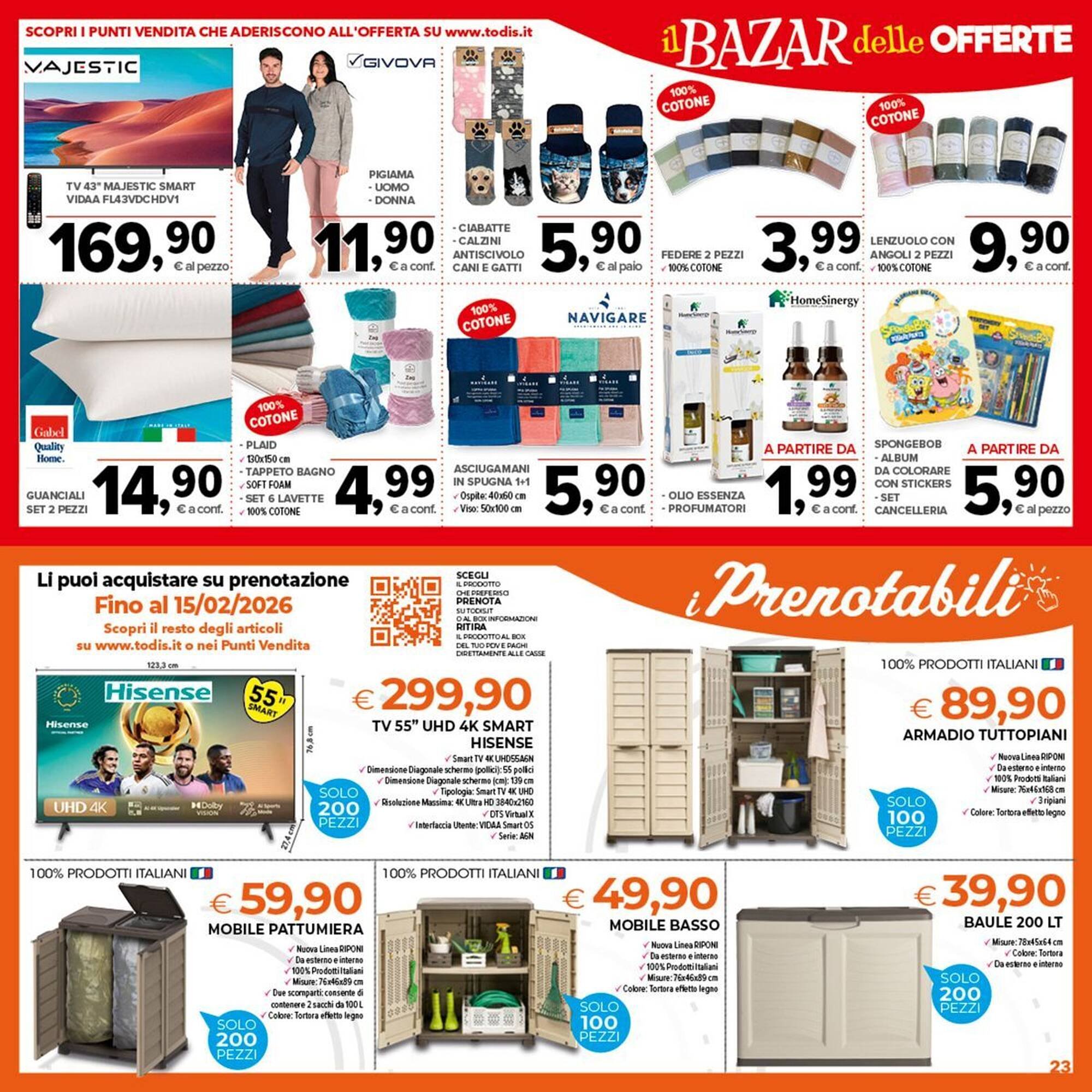 Volantino Todis (2026-02-05 - 2026-02-15)