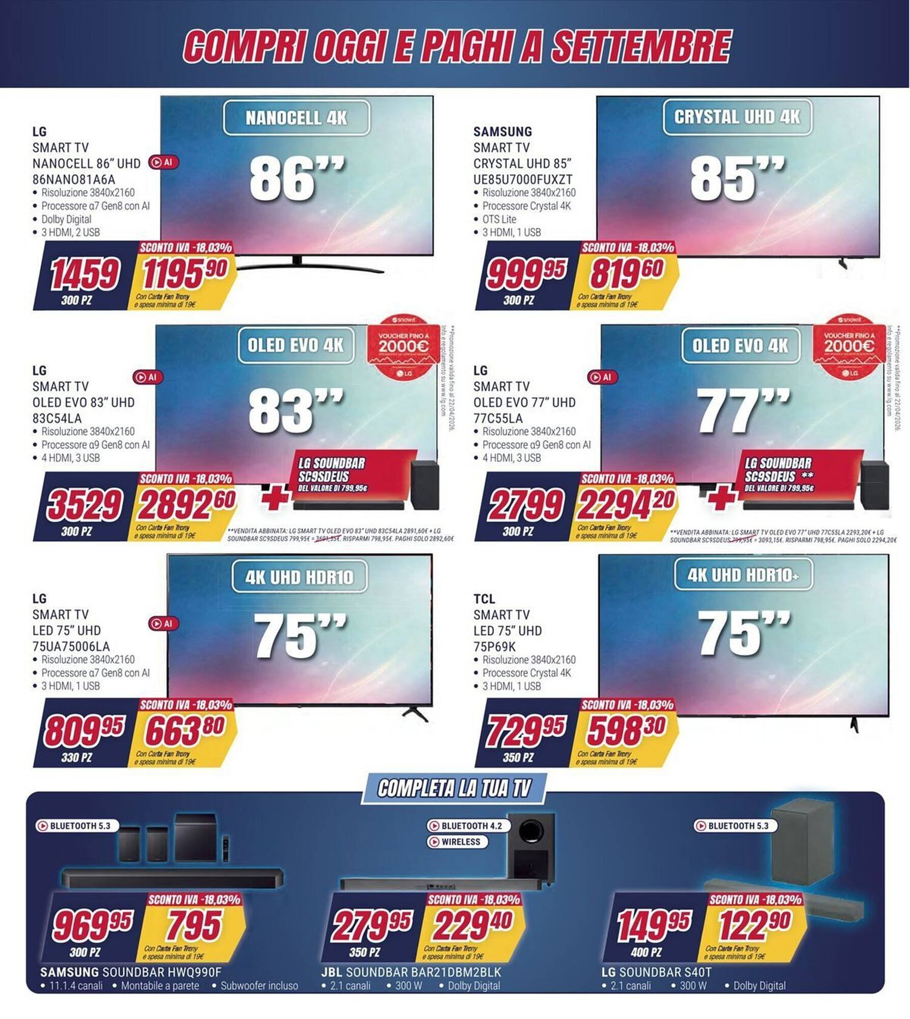 Volantino Trony (2026-04-02 - 2026-04-16)