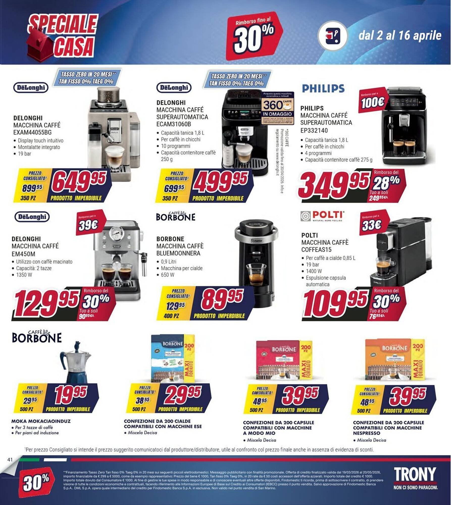 Volantino Trony (2026-04-02 - 2026-04-16)