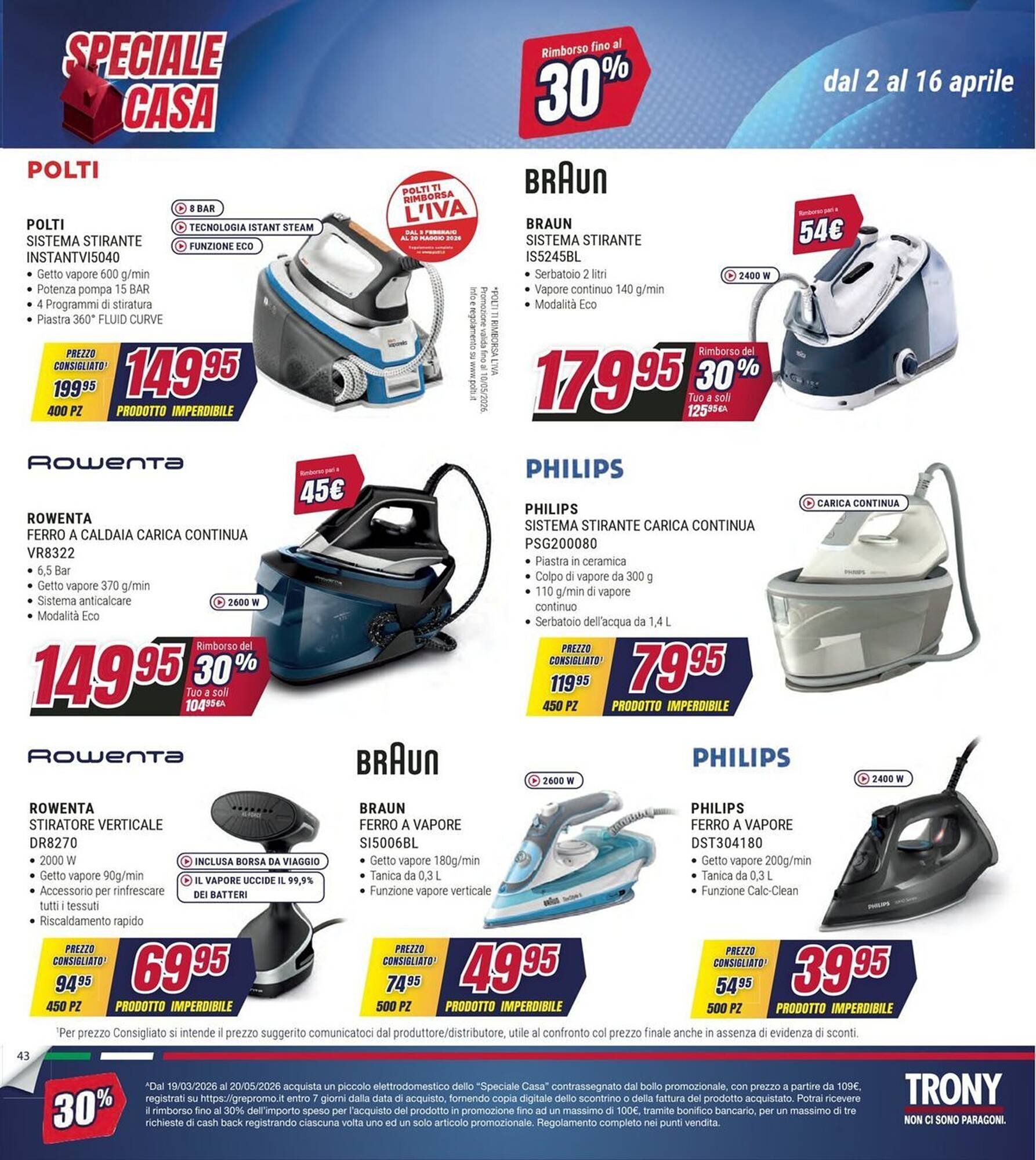 Volantino Trony (2026-04-02 - 2026-04-16)