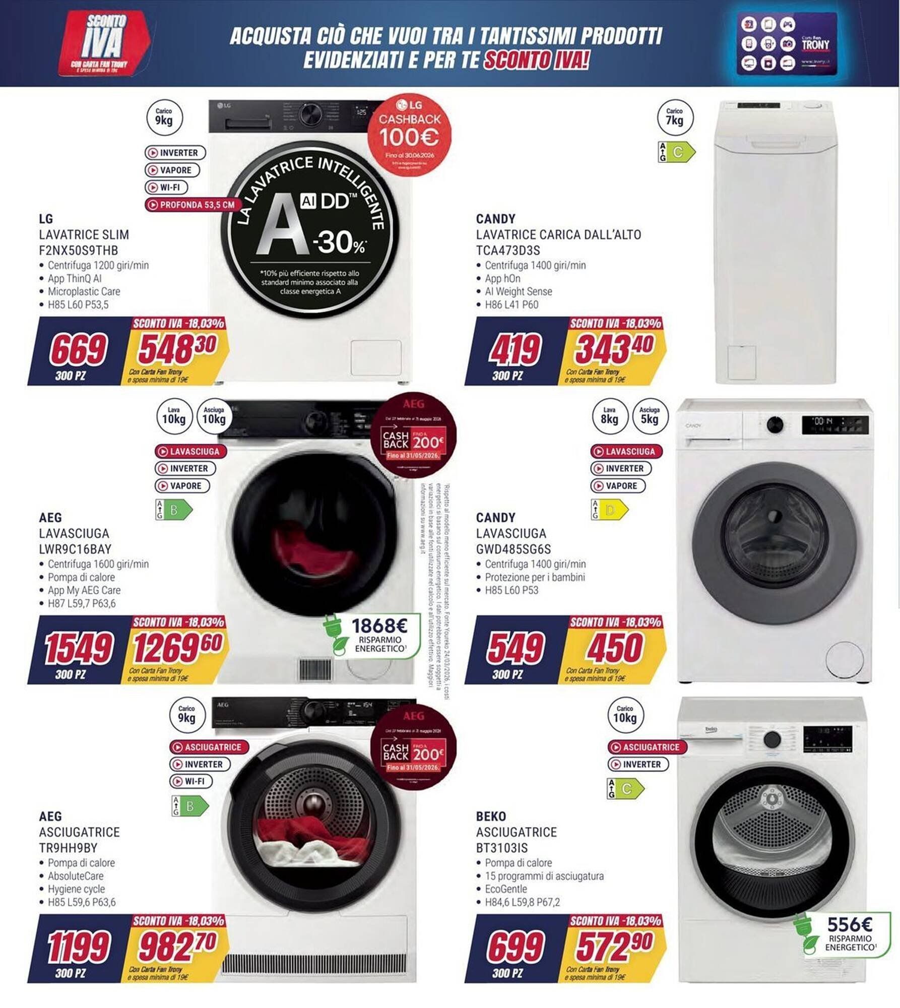 Volantino Trony (2026-04-02 - 2026-04-16)