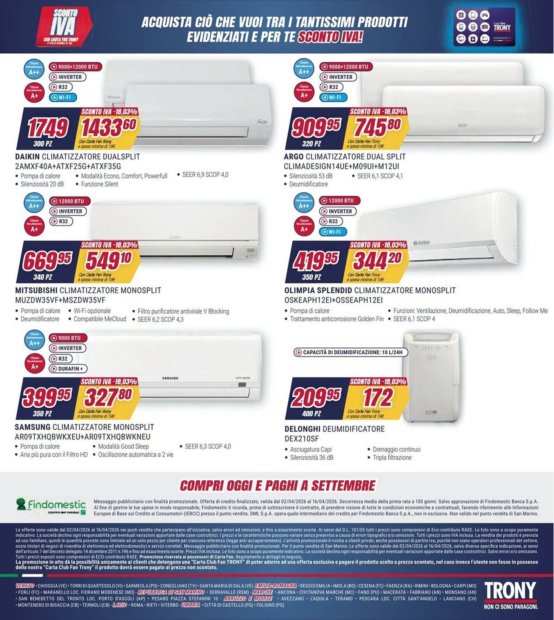 Volantino Trony (2026-04-02 - 2026-04-16)