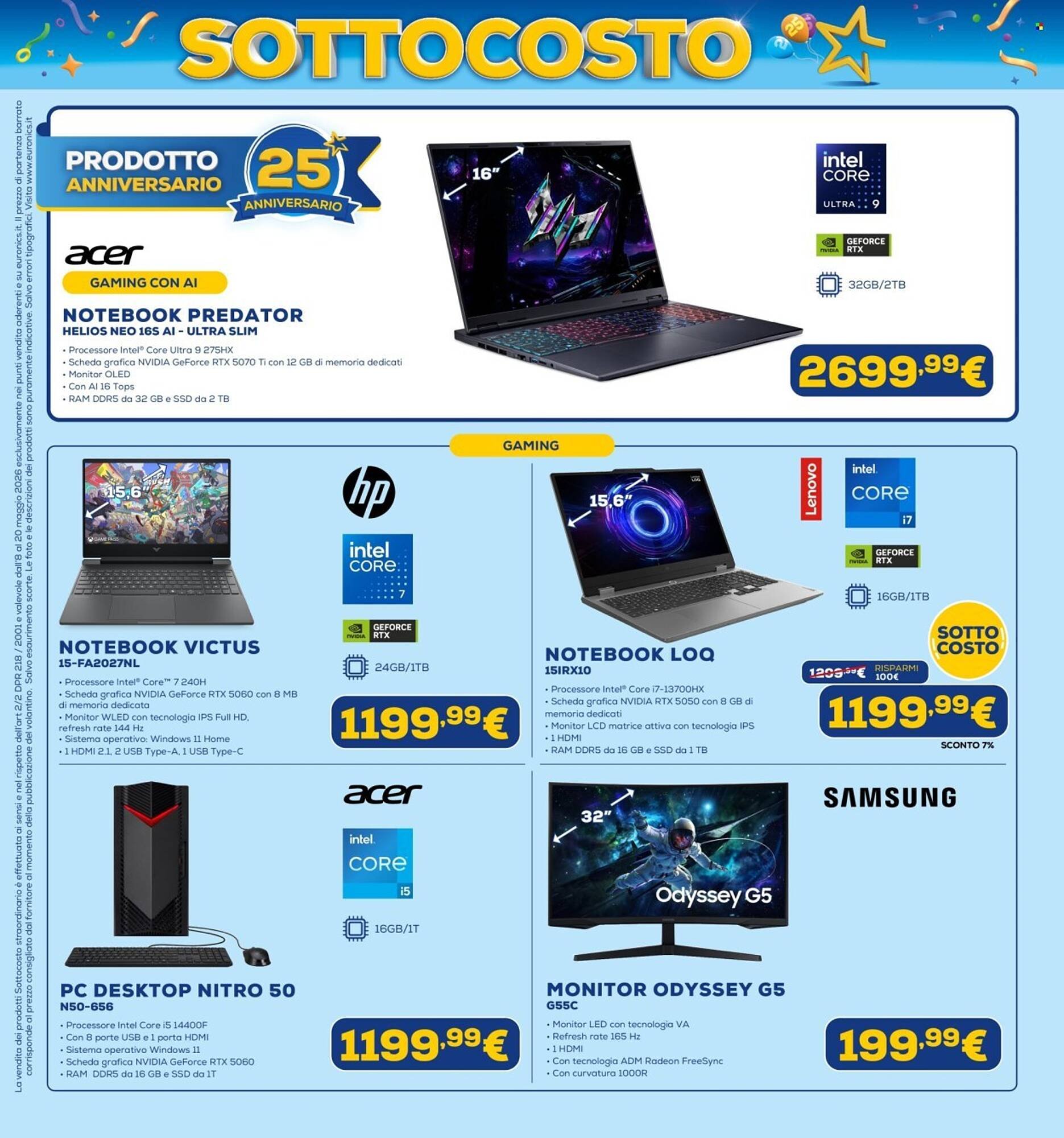 Volantino Euronics (2026-05-08 - 2026-05-20)