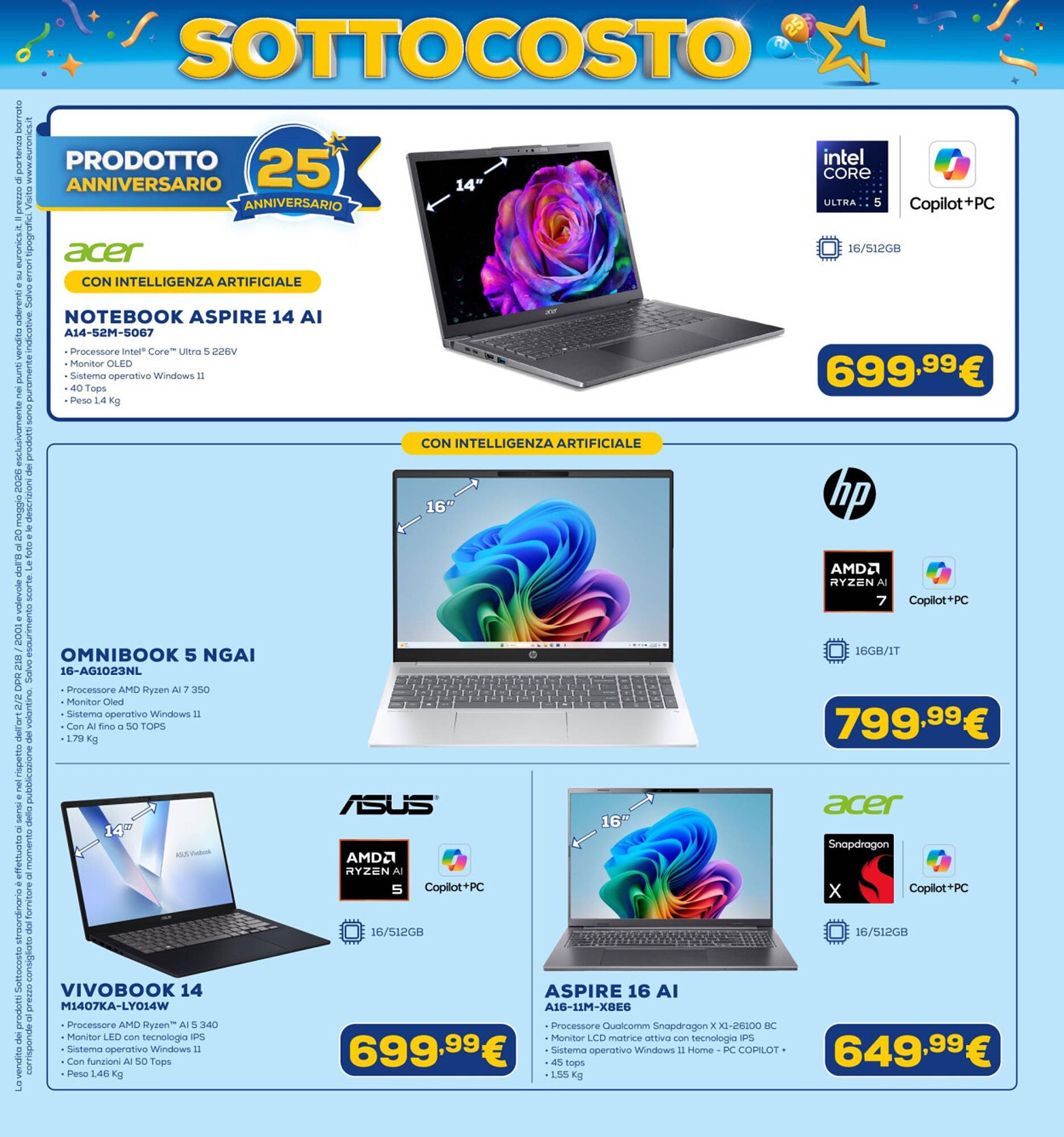 Volantino Euronics (2026-05-08 - 2026-05-20)
