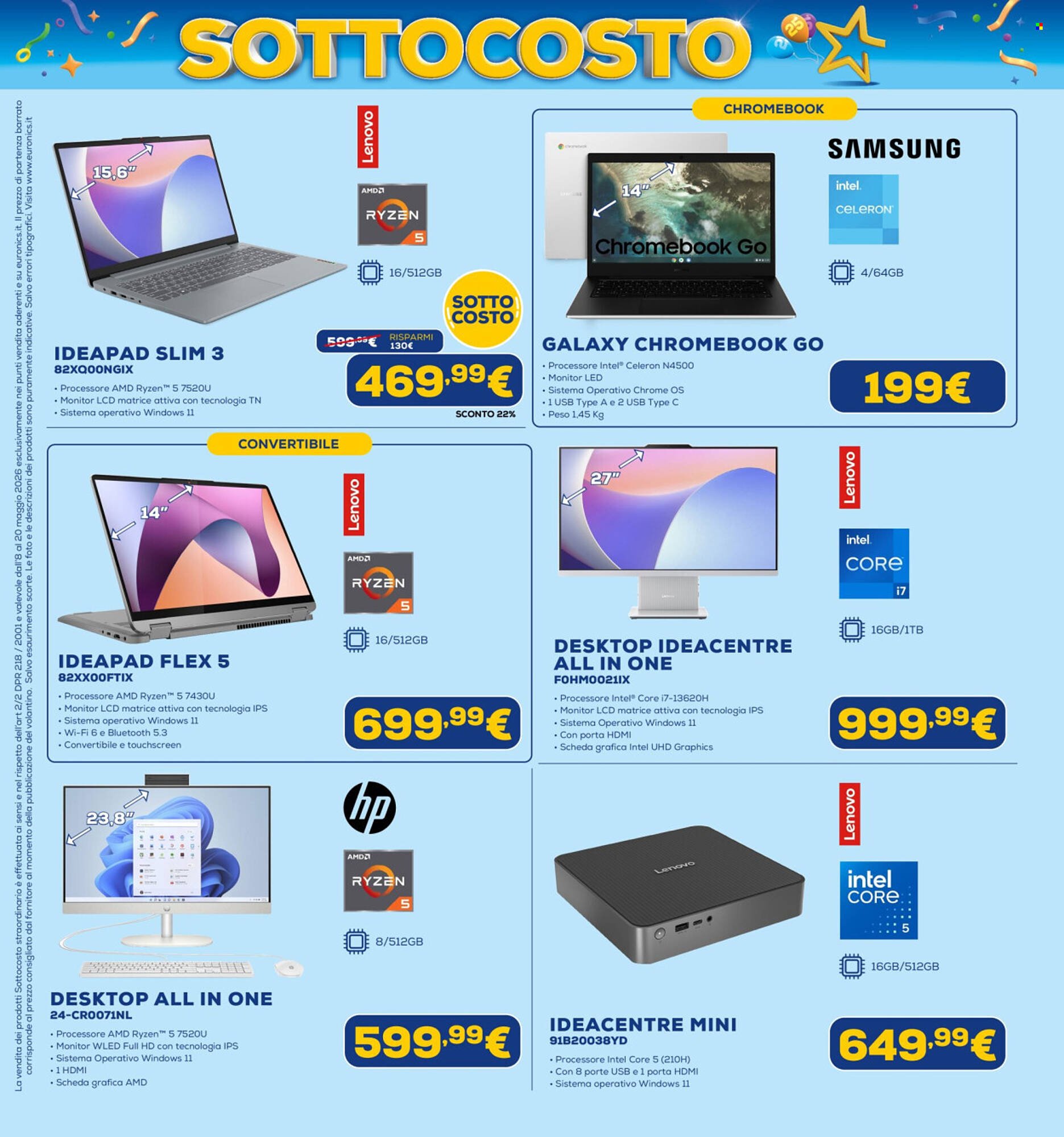 Volantino Euronics (2026-05-08 - 2026-05-20)