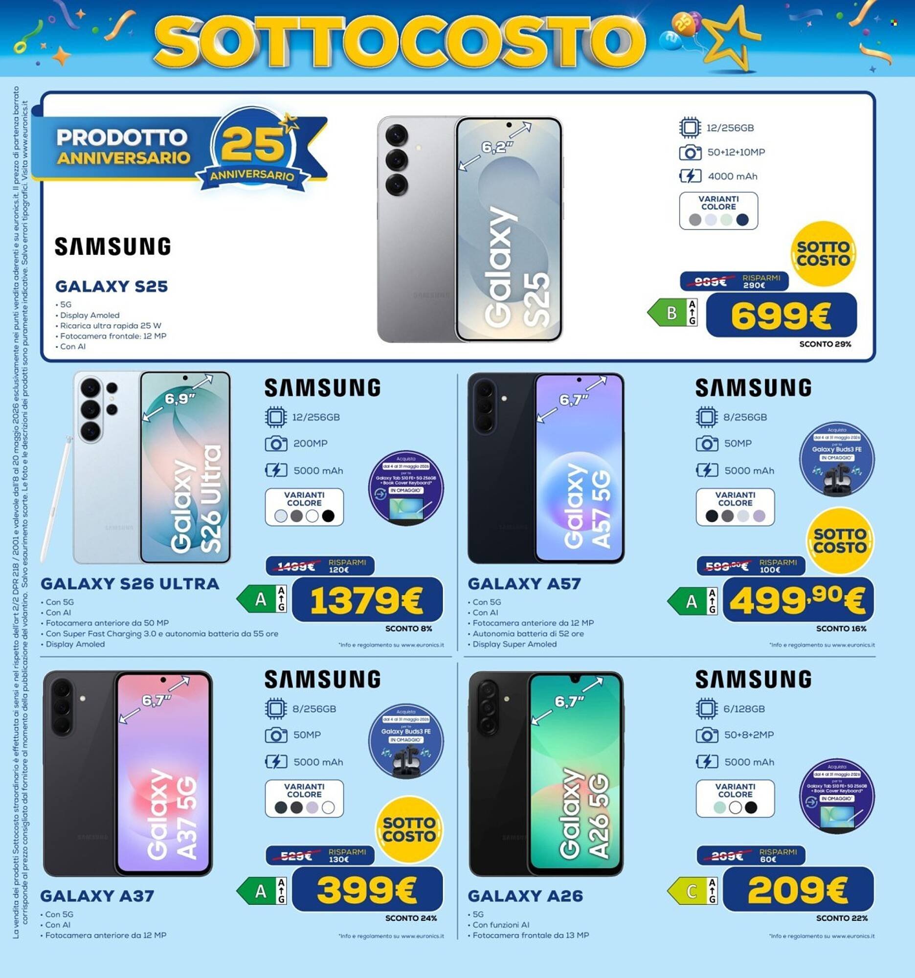 Volantino Euronics (2026-05-08 - 2026-05-20)