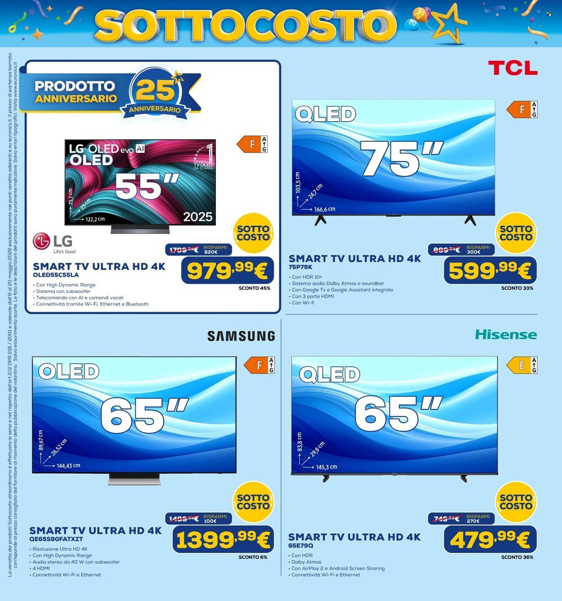Volantino Euronics (2026-05-08 - 2026-05-20)