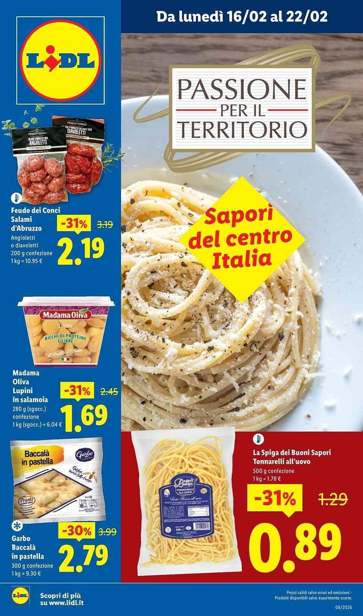 Volantino Lidl (2026-02-16 - 2026-02-22)