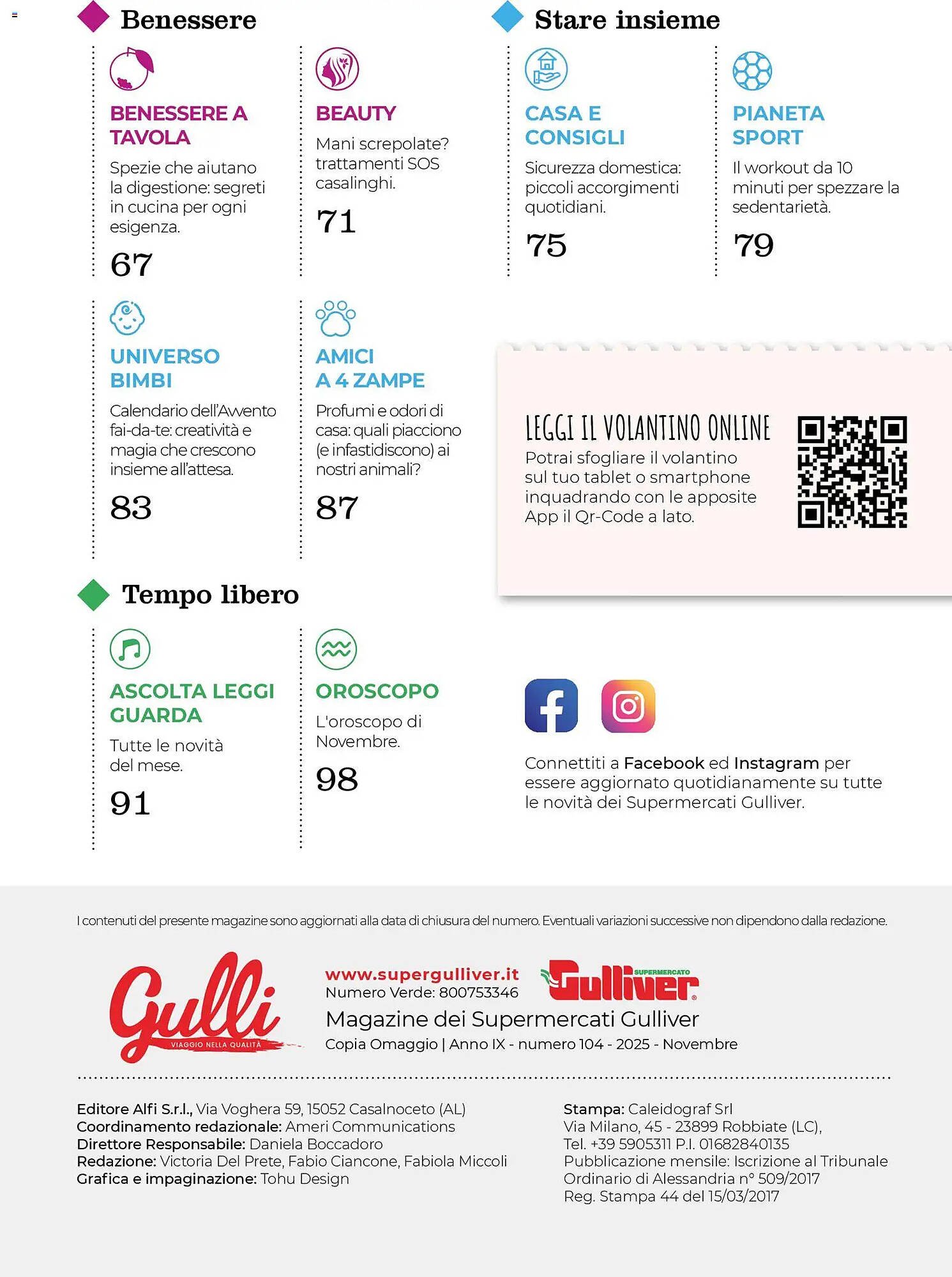 Volantino Supermercati Gulliver (2025-10-31 - 2025-11-30)