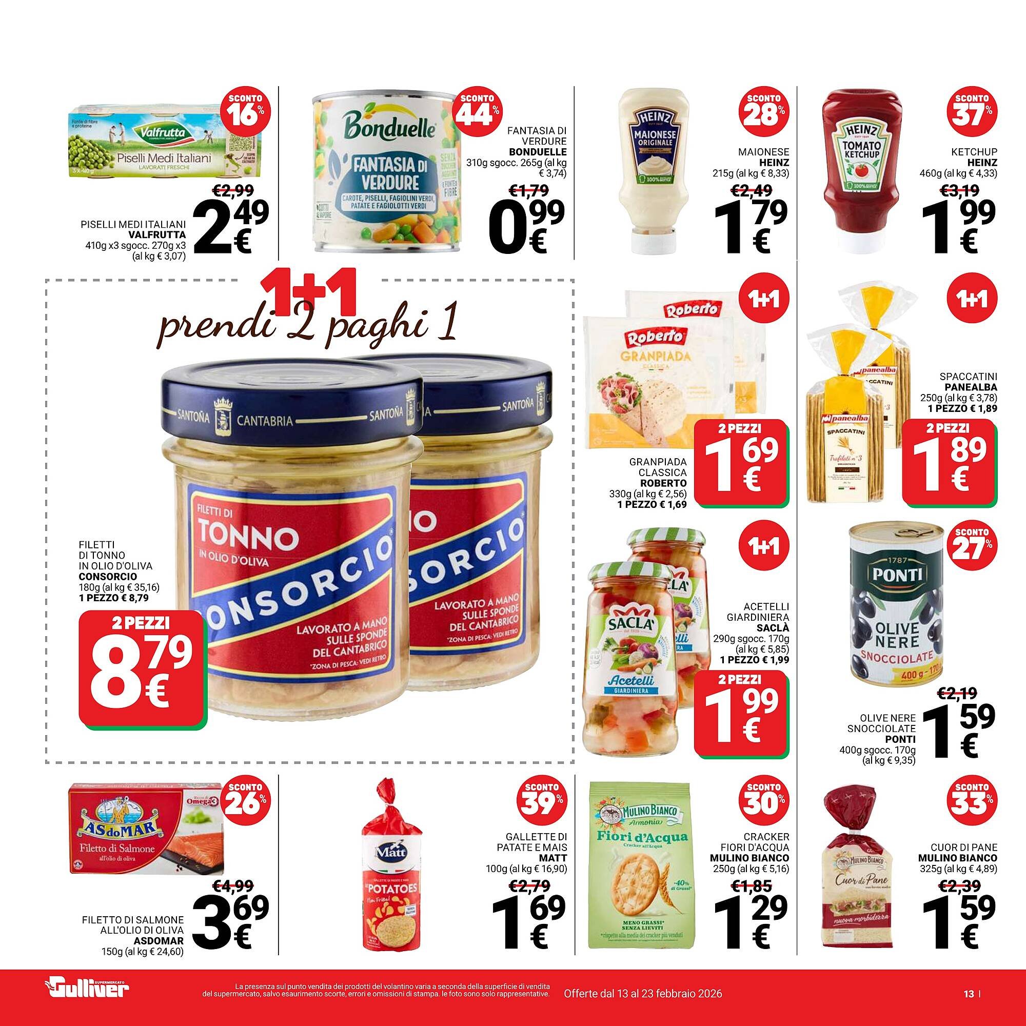 Volantino Supermercati Gulliver (2026-02-13 - 2026-02-23)