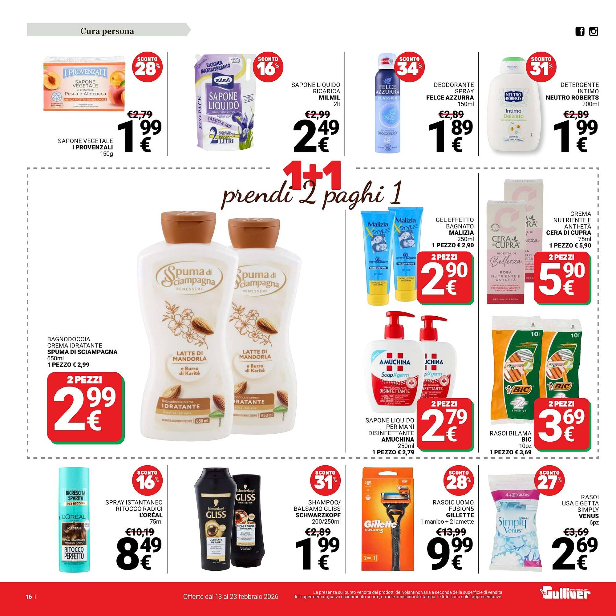 Volantino Supermercati Gulliver (2026-02-13 - 2026-02-23)