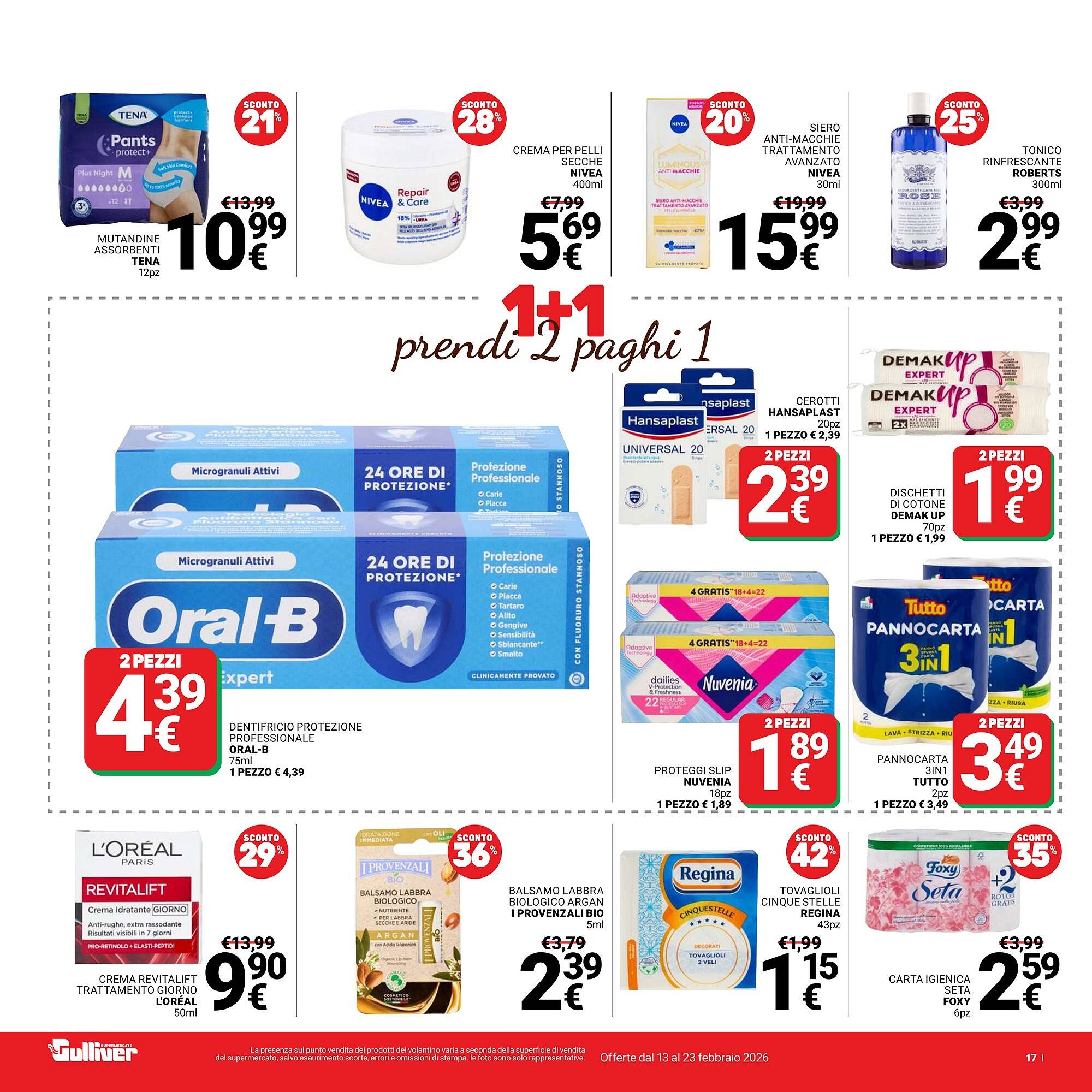 Volantino Supermercati Gulliver (2026-02-13 - 2026-02-23)