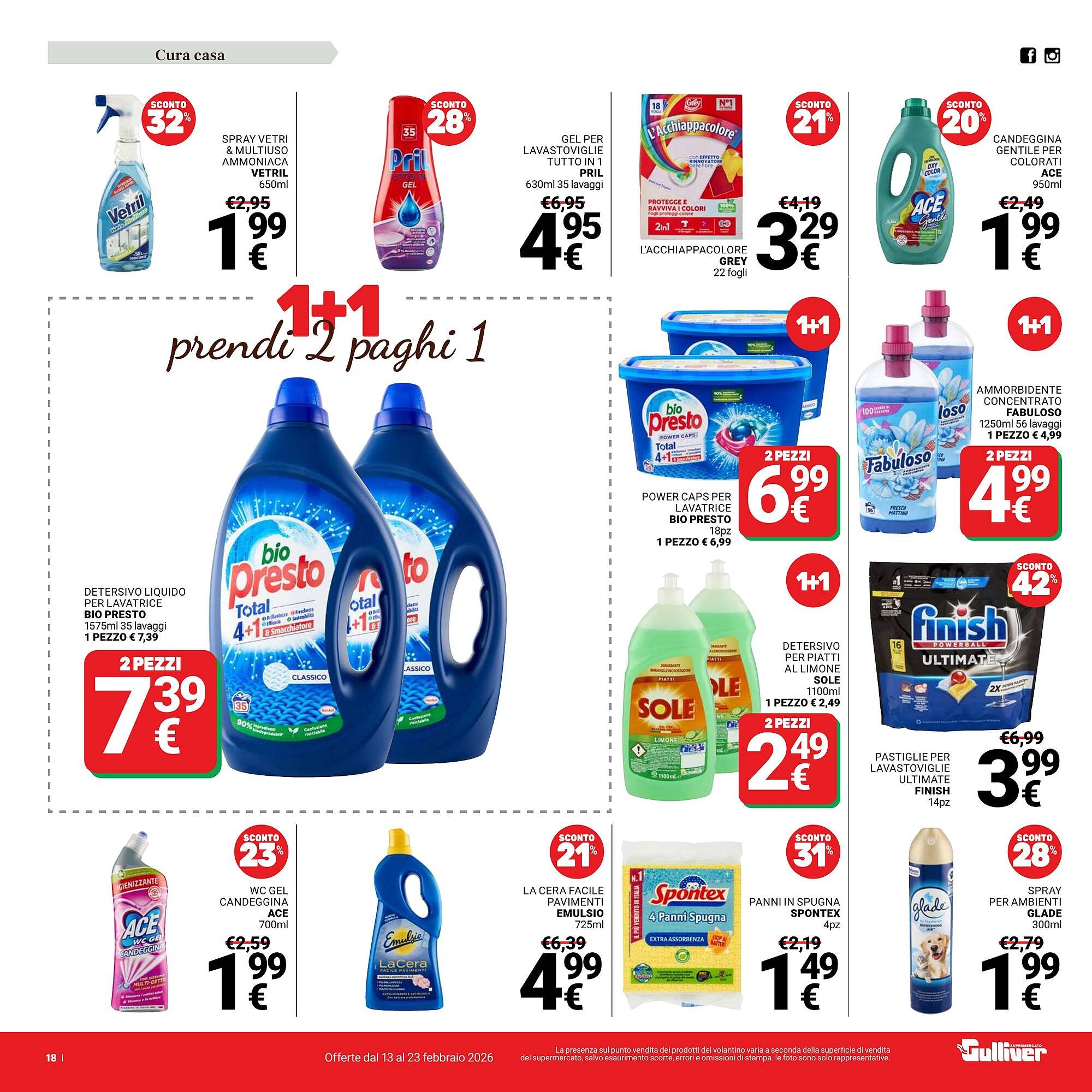 Volantino Supermercati Gulliver (2026-02-13 - 2026-02-23)