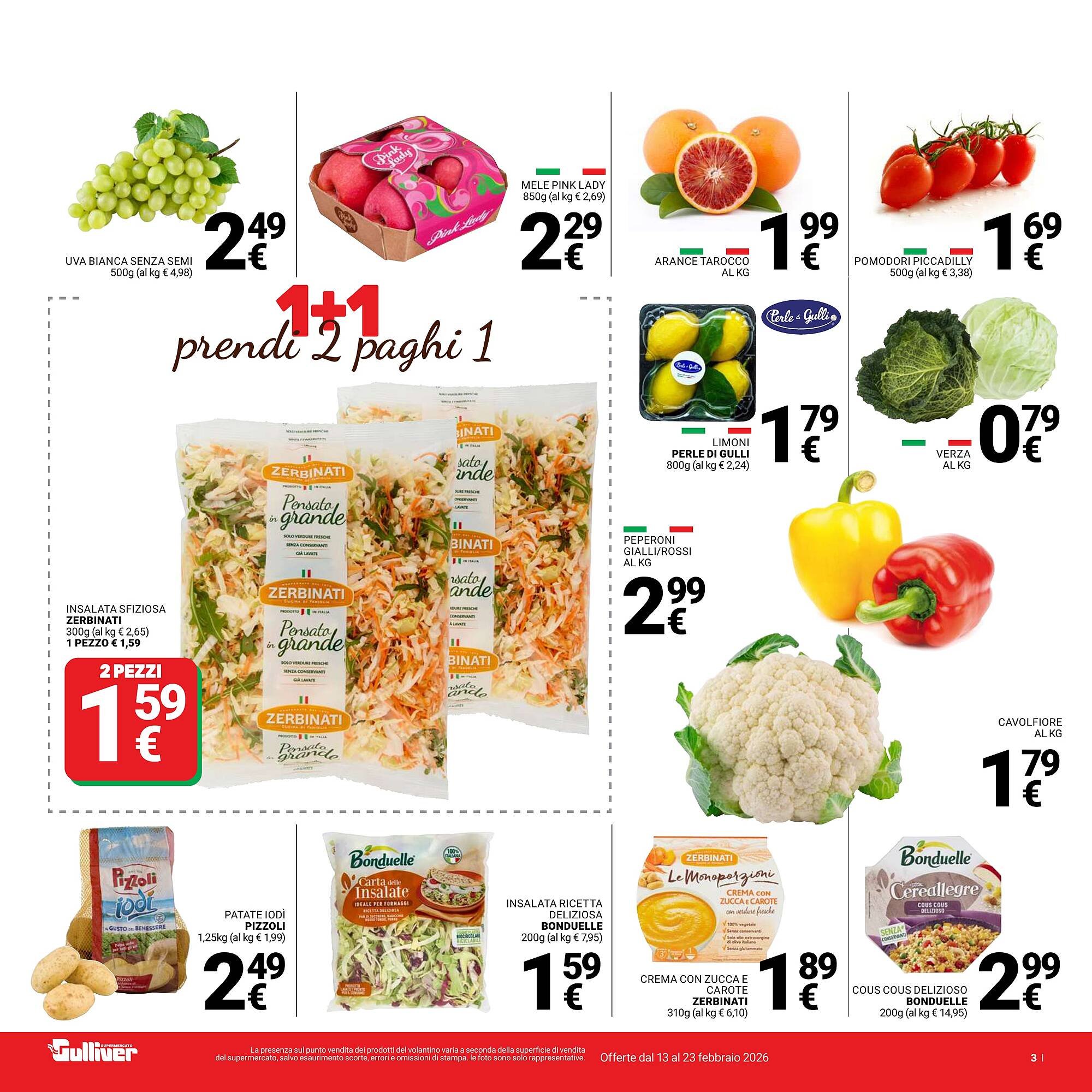 Volantino Supermercati Gulliver (2026-02-13 - 2026-02-23)