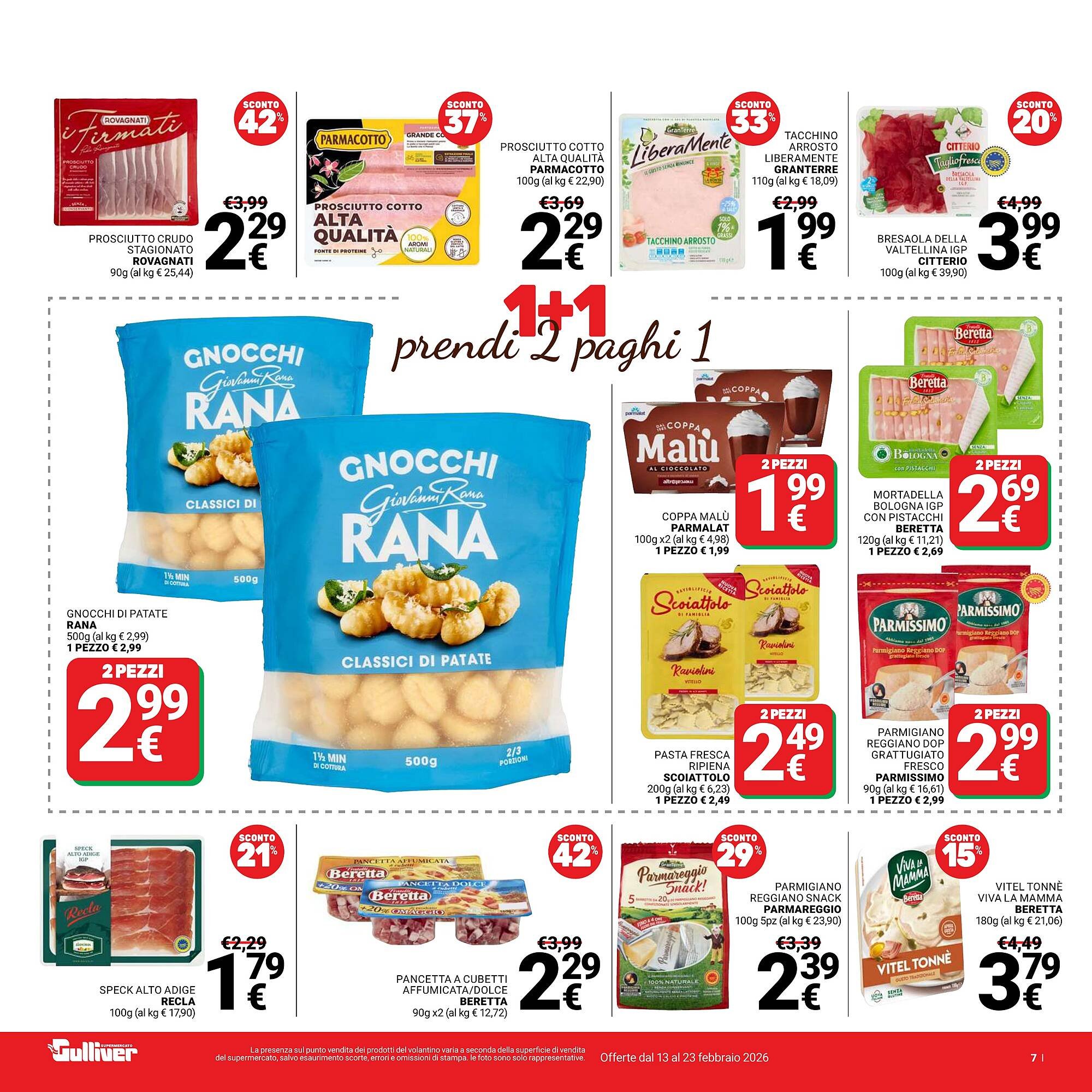Volantino Supermercati Gulliver (2026-02-13 - 2026-02-23)