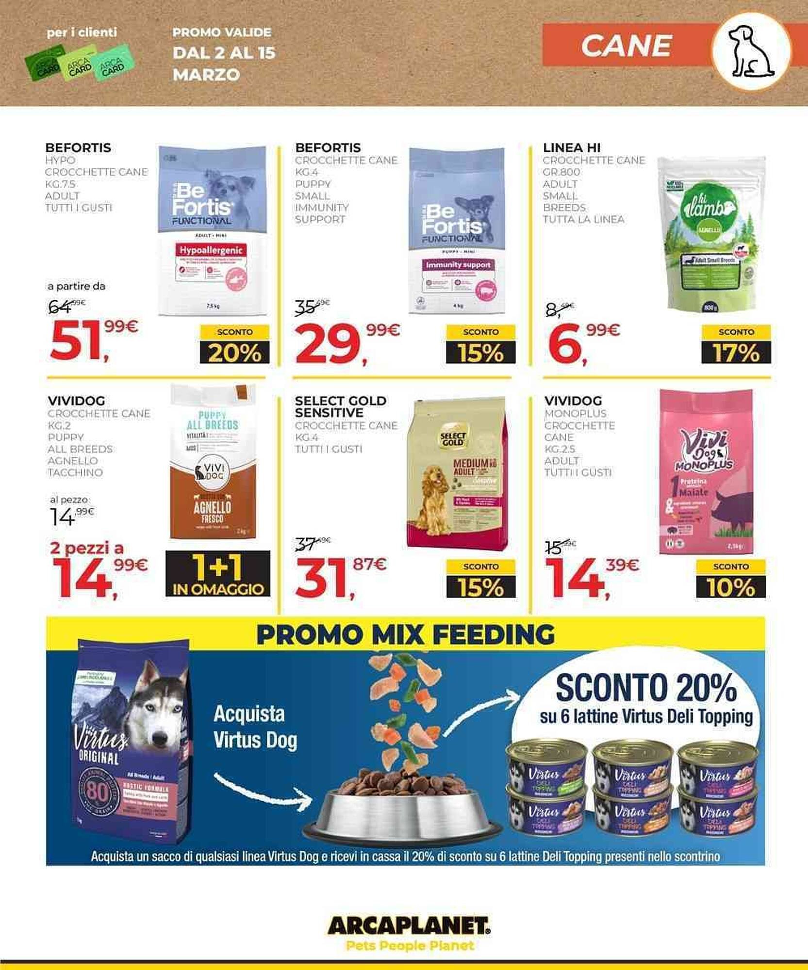 Volantino Arcaplanet (2026-03-02 - 2026-03-15)