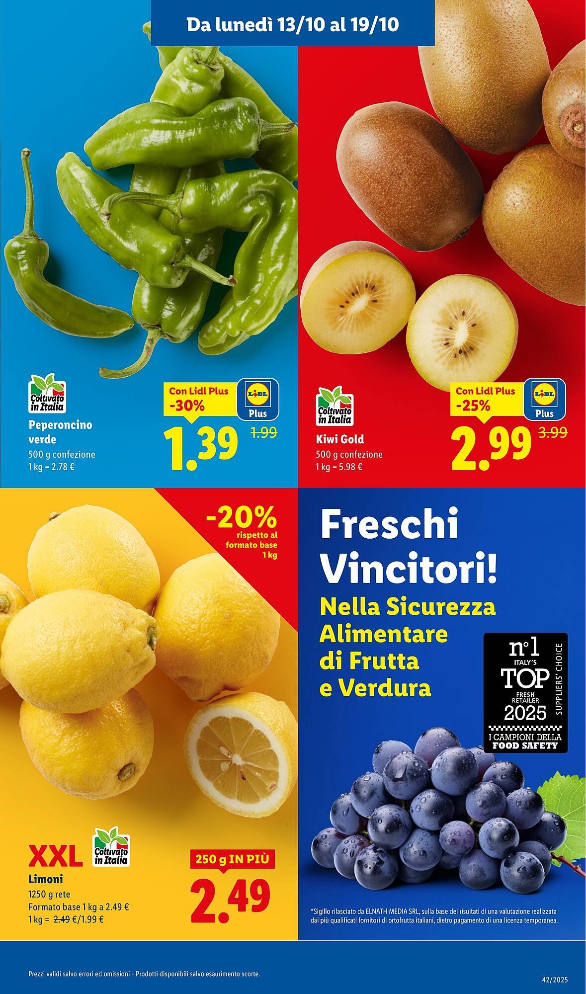 Volantino Lidl (2025-10-13 - 2025-10-19)