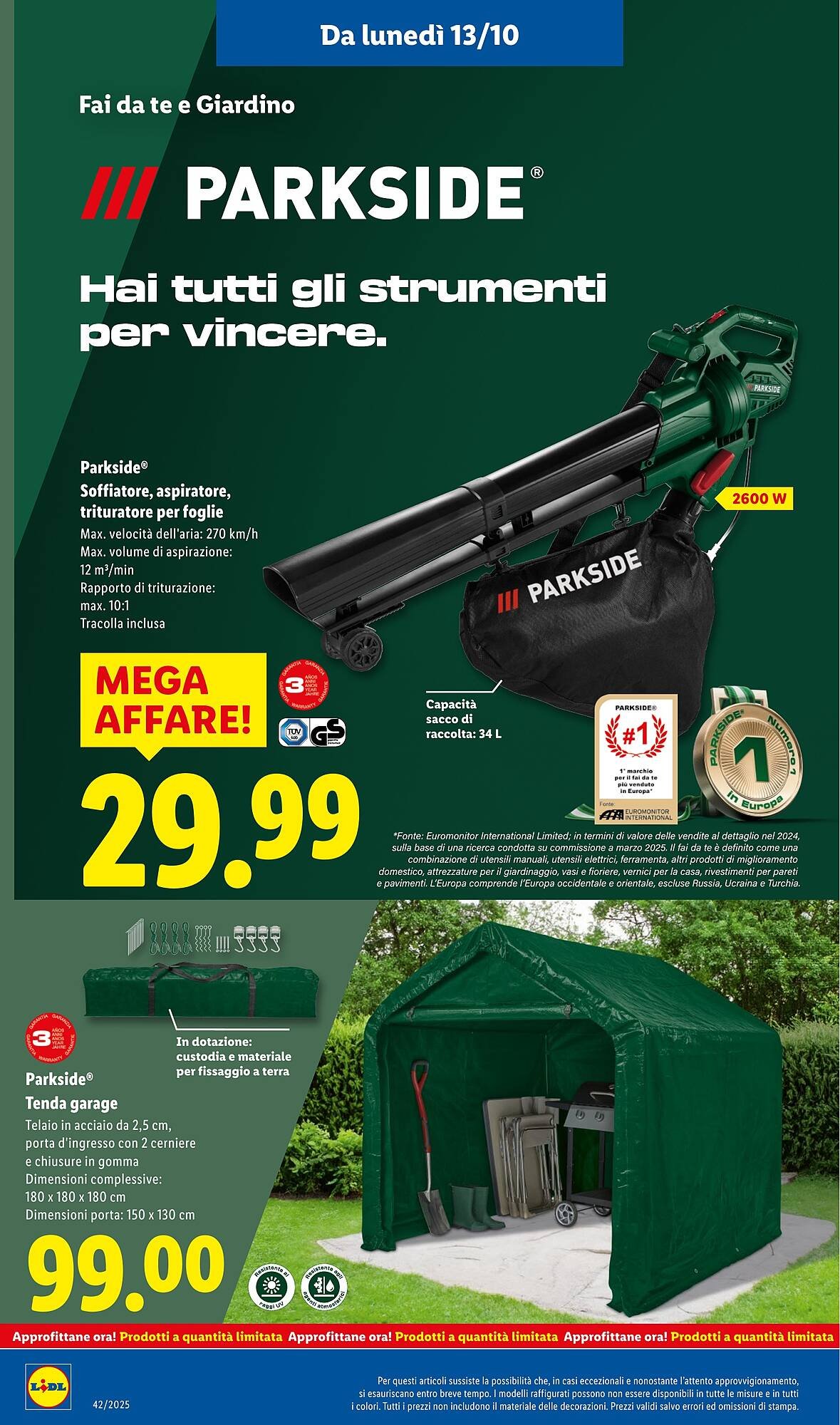 Volantino Lidl (2025-10-13 - 2025-10-19)
