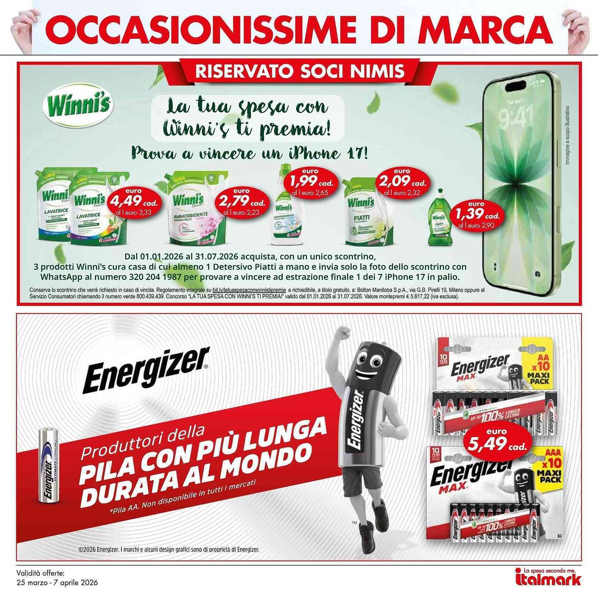 Volantino Italmark (2026-03-25 - 2026-04-07)