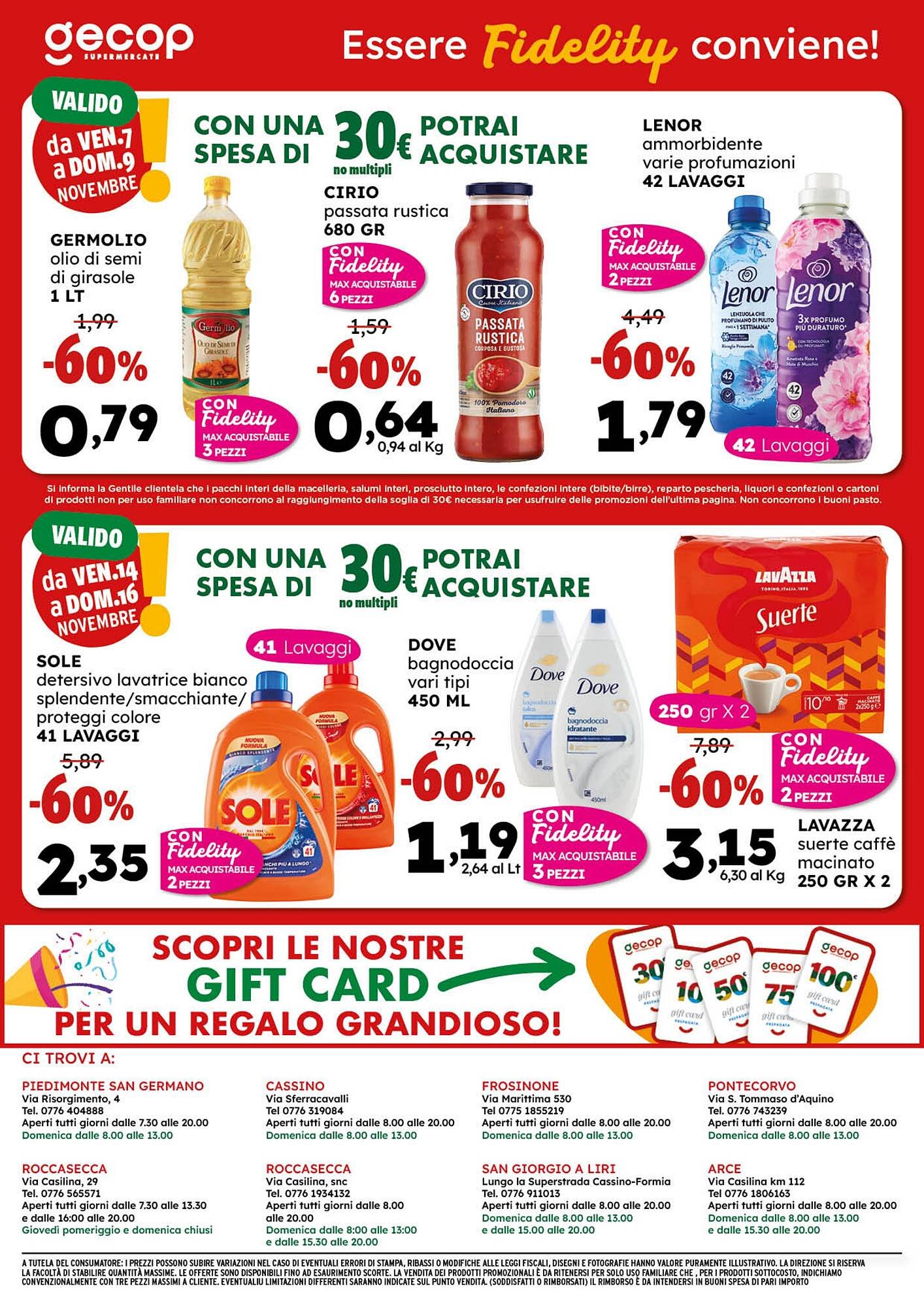 Volantino Gecop (2025-11-03 - 2025-11-16)