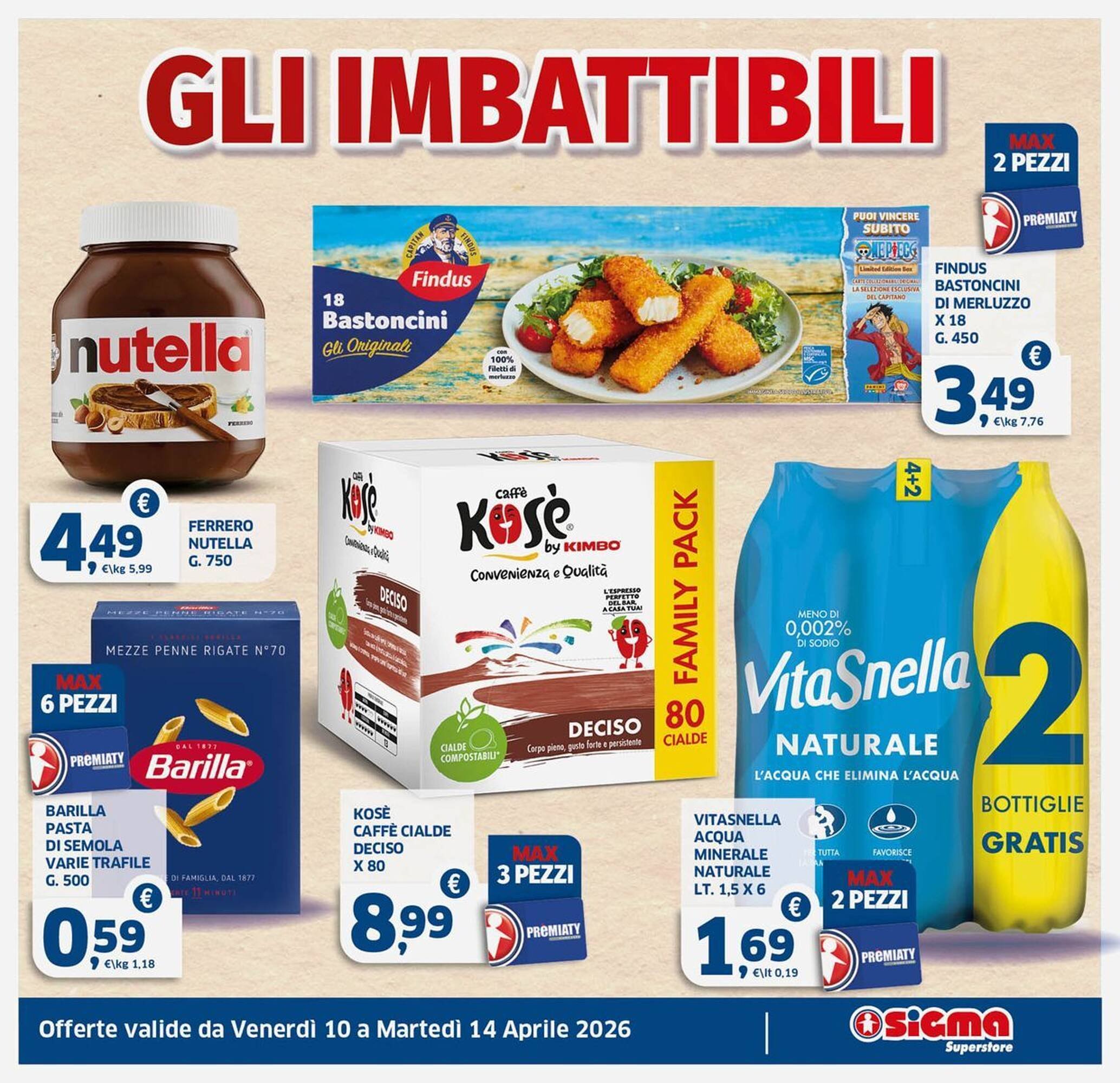 Volantino Sigma (2026-04-10 - 2026-04-14)