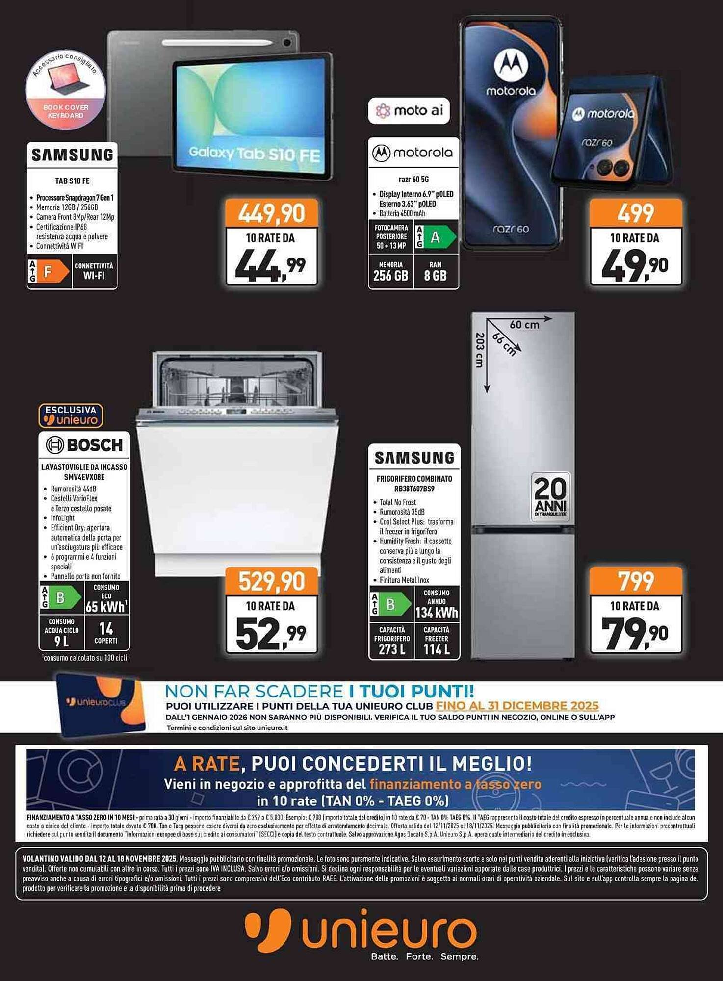 Volantino Unieuro (2025-11-12 - 2025-11-18)