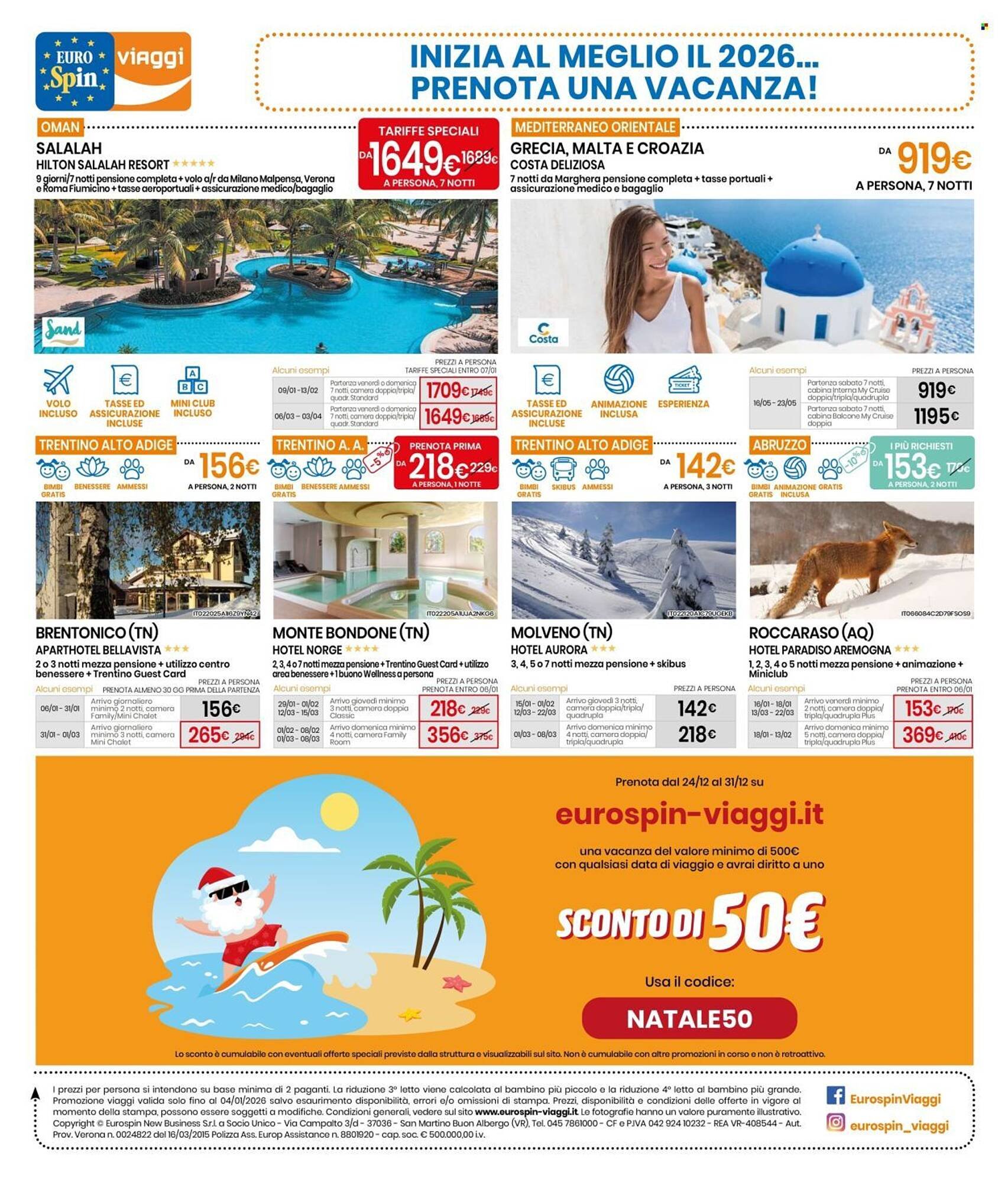 Volantino Eurospin (2025-12-27 - 2026-01-04)