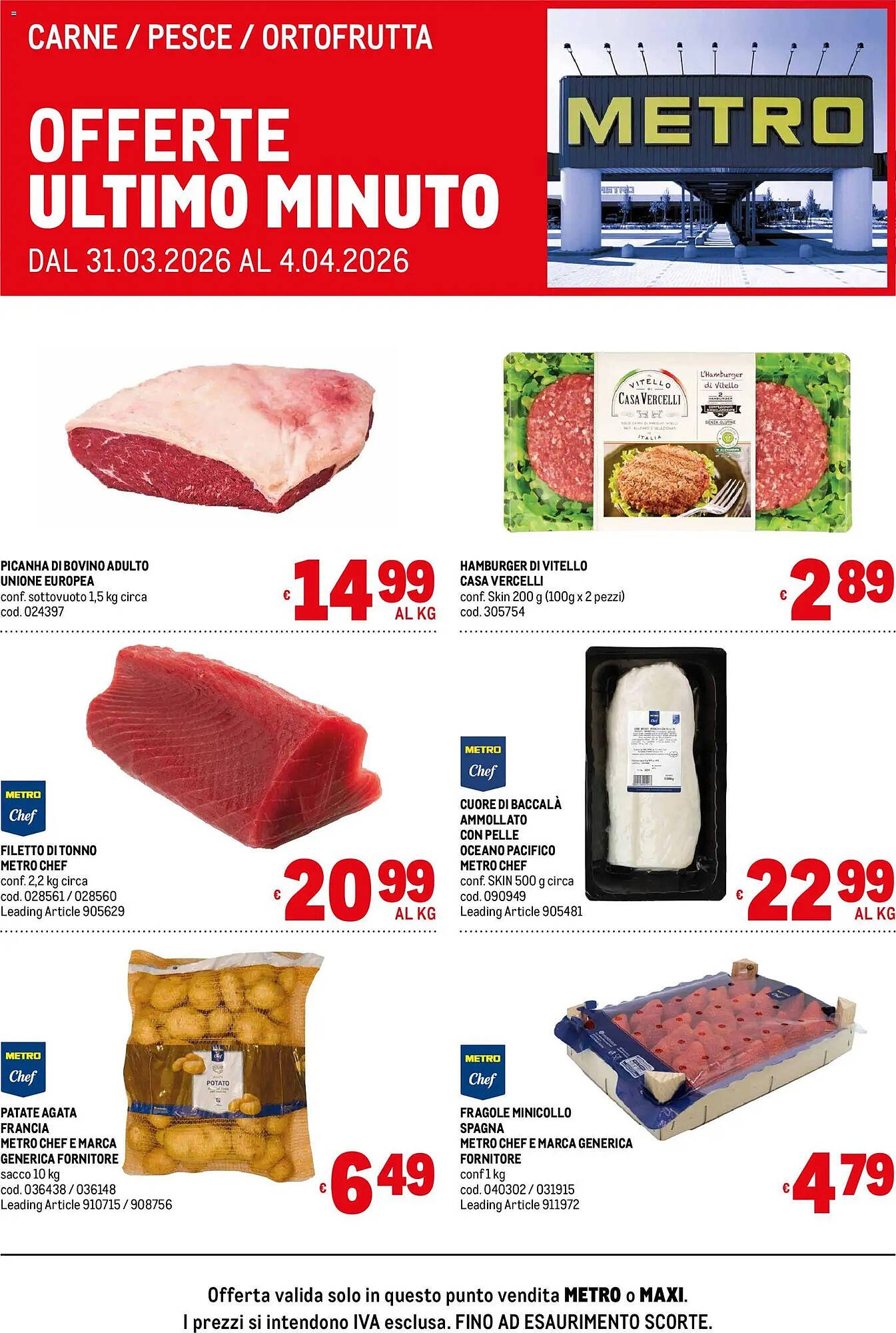 Volantino Metro (2026-03-31 - 2026-04-04)
