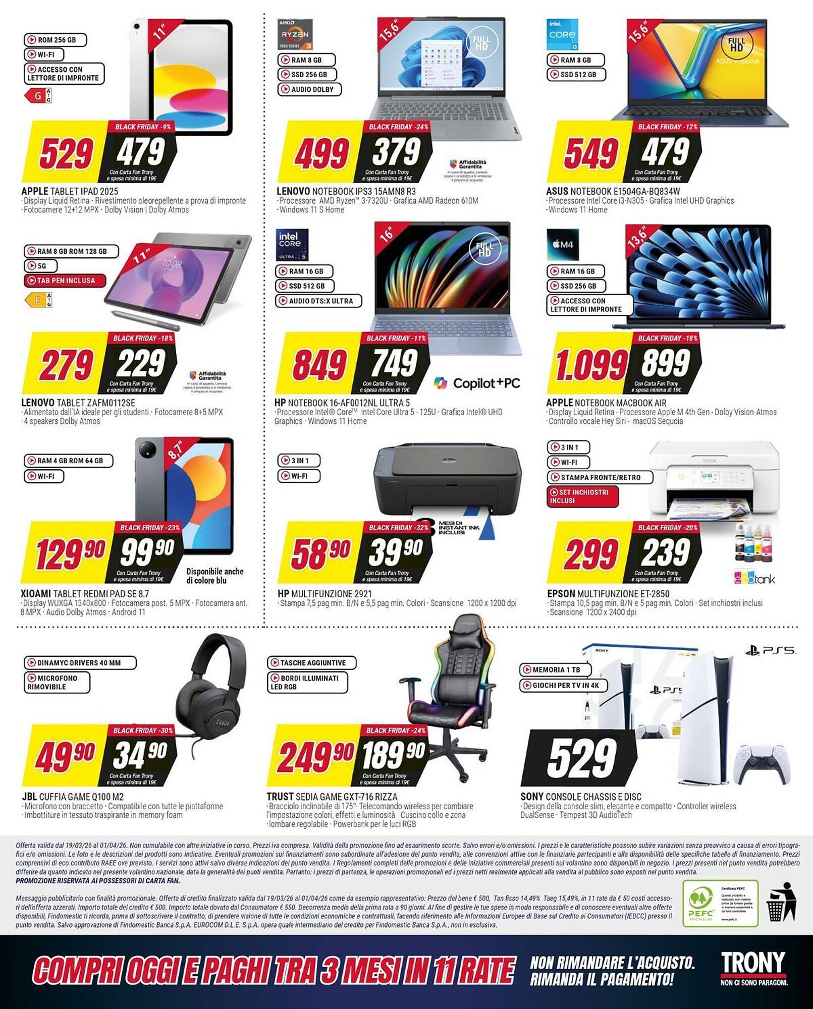 Volantino Trony (2026-03-19 - 2026-04-01)