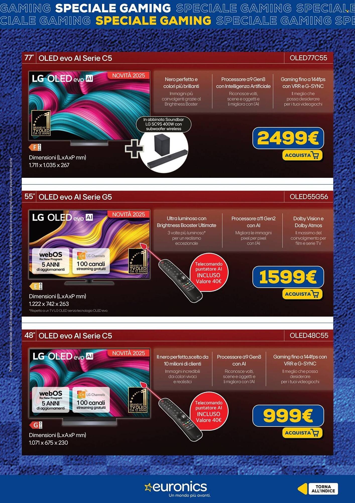 Volantino Euronics (2025-10-24 - 2025-11-10)