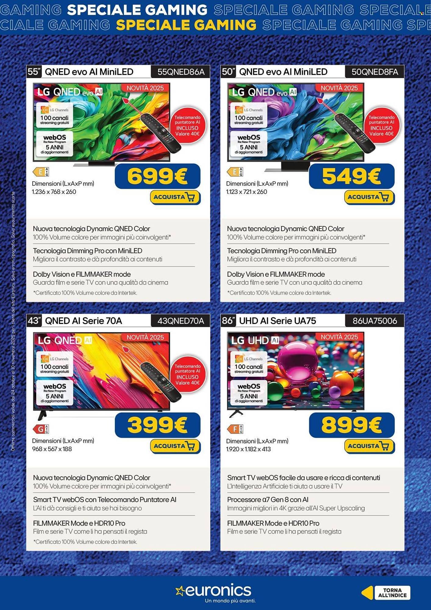 Volantino Euronics (2025-10-24 - 2025-11-10)