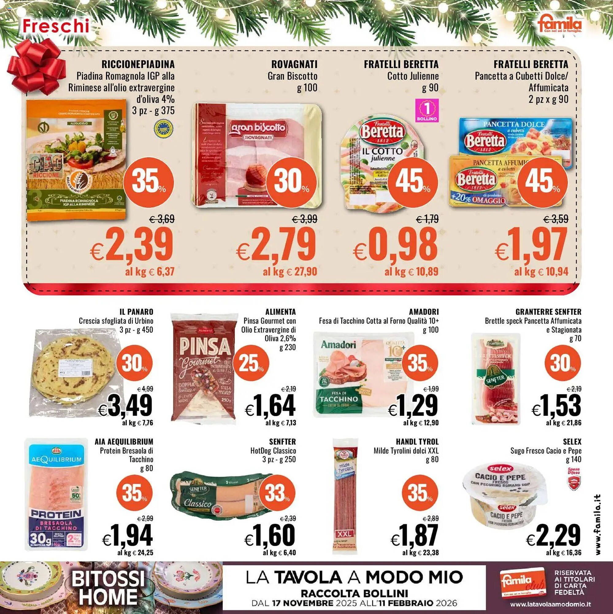 Volantino Famila (2025-12-11 - 2025-12-24)