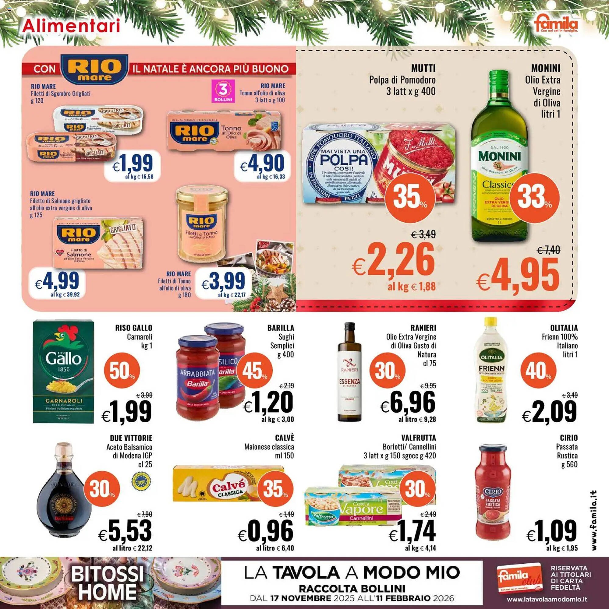Volantino Famila (2025-12-11 - 2025-12-24)