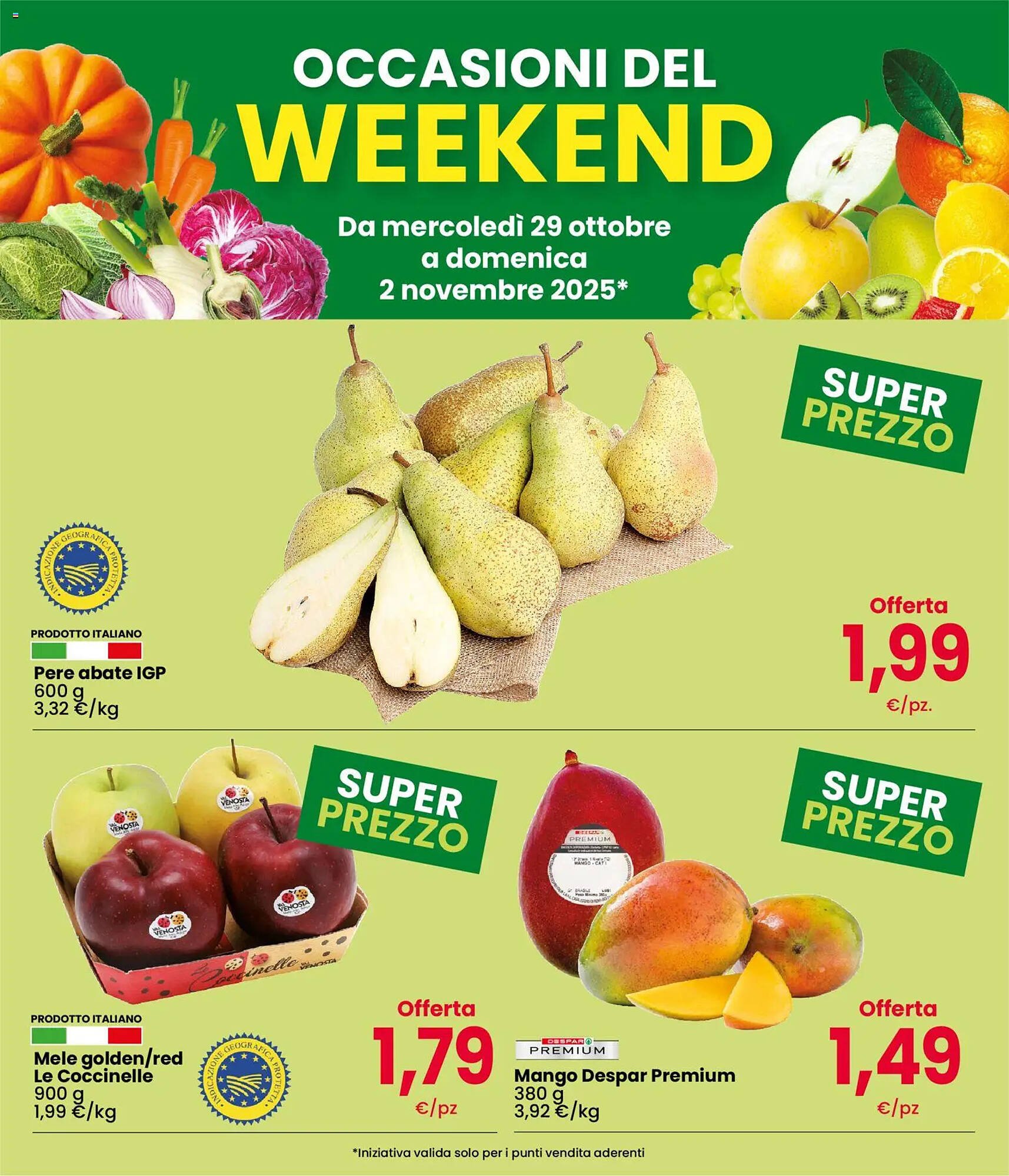 Volantino Eurospar (2025-10-29 - 2025-11-02)