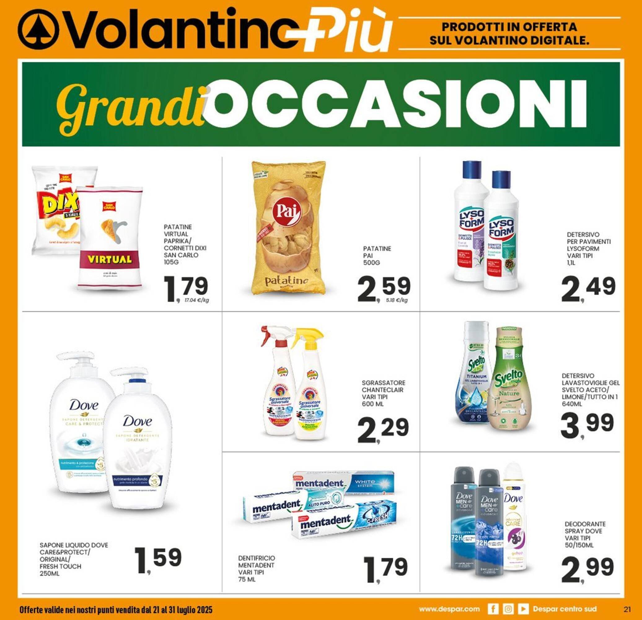 Volantino Despar (2025-07-22 - 2025-07-31)