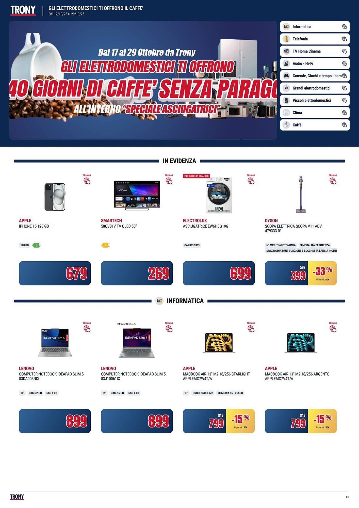 Volantino Trony (2025-10-17 - 2025-10-29)