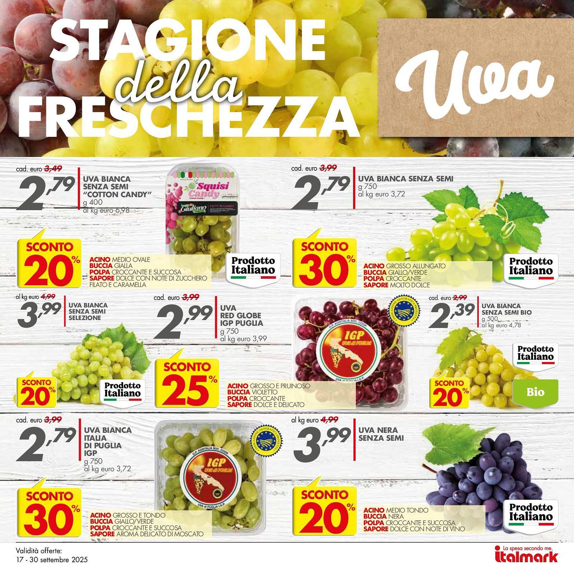 Volantino Italmark (2025-09-17 - 2025-09-30)