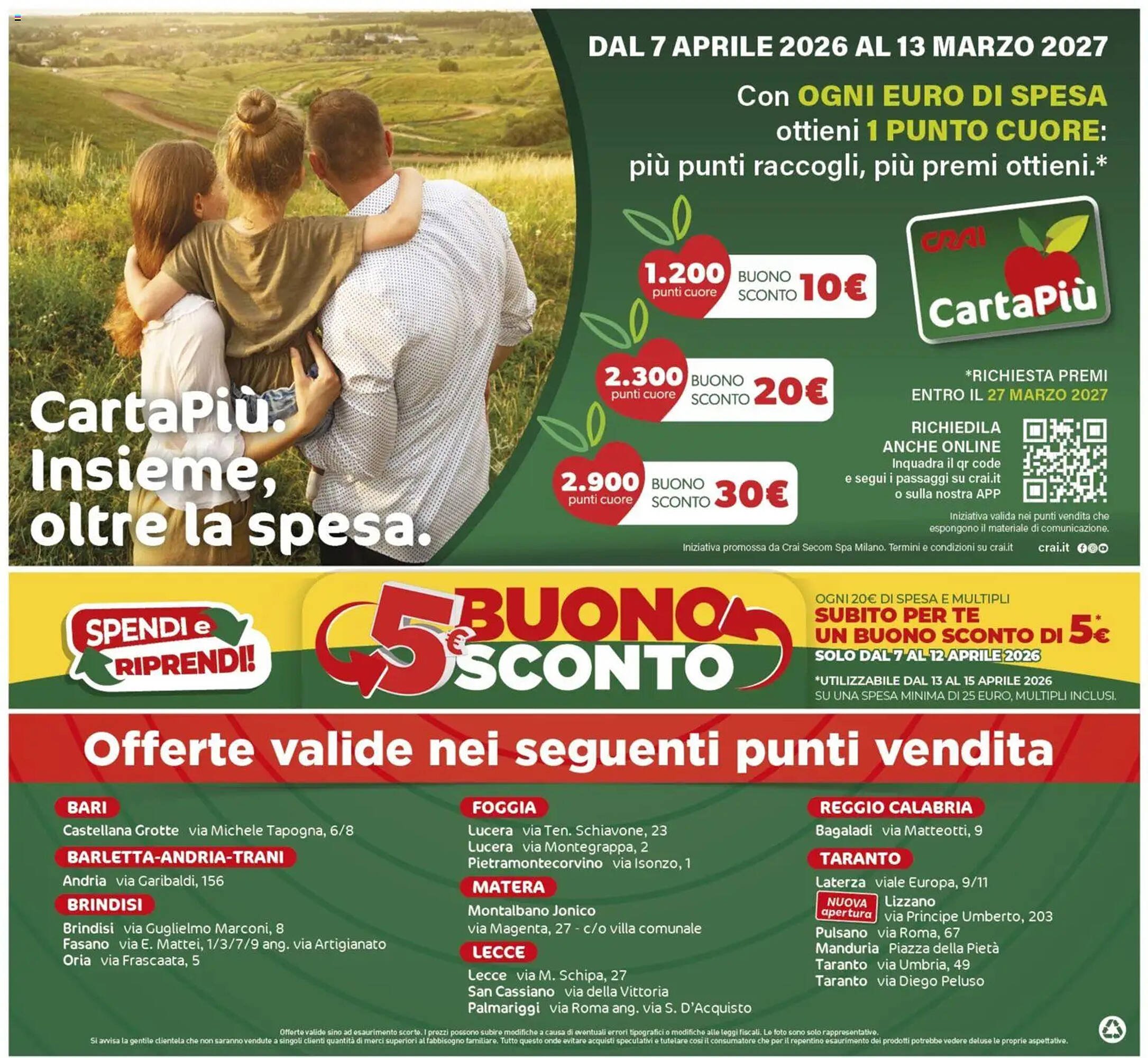 Volantino Crai (2026-04-07 - 2026-04-12)
