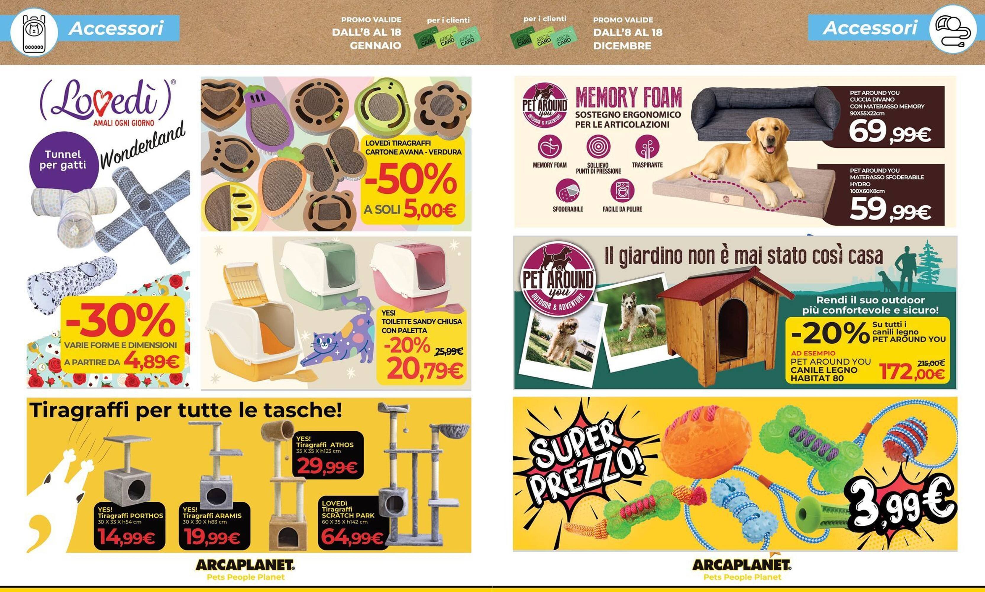 Volantino Arcaplanet (2026-01-08 - 2026-01-18)
