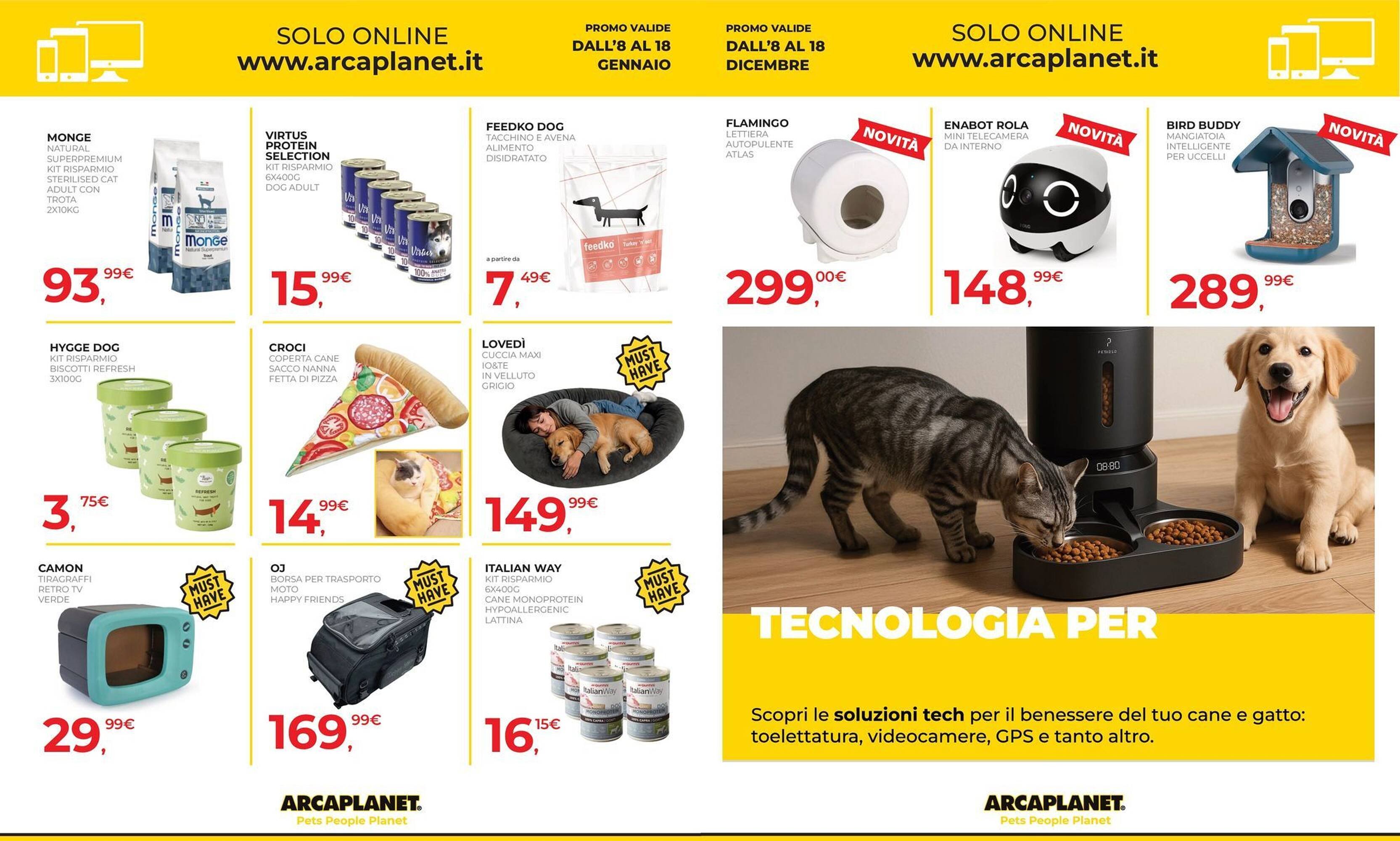 Volantino Arcaplanet (2026-01-08 - 2026-01-18)