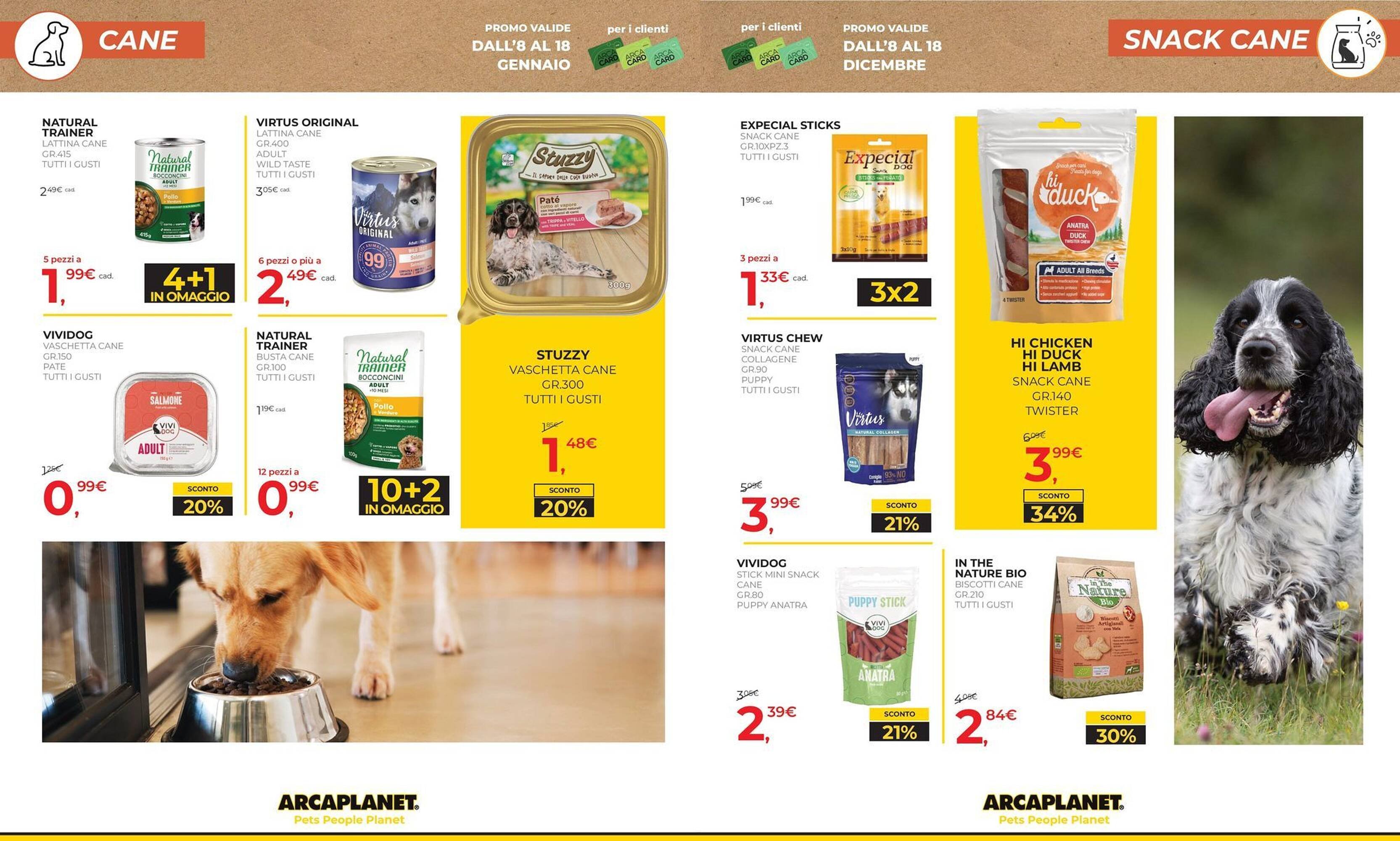 Volantino Arcaplanet (2026-01-08 - 2026-01-18)
