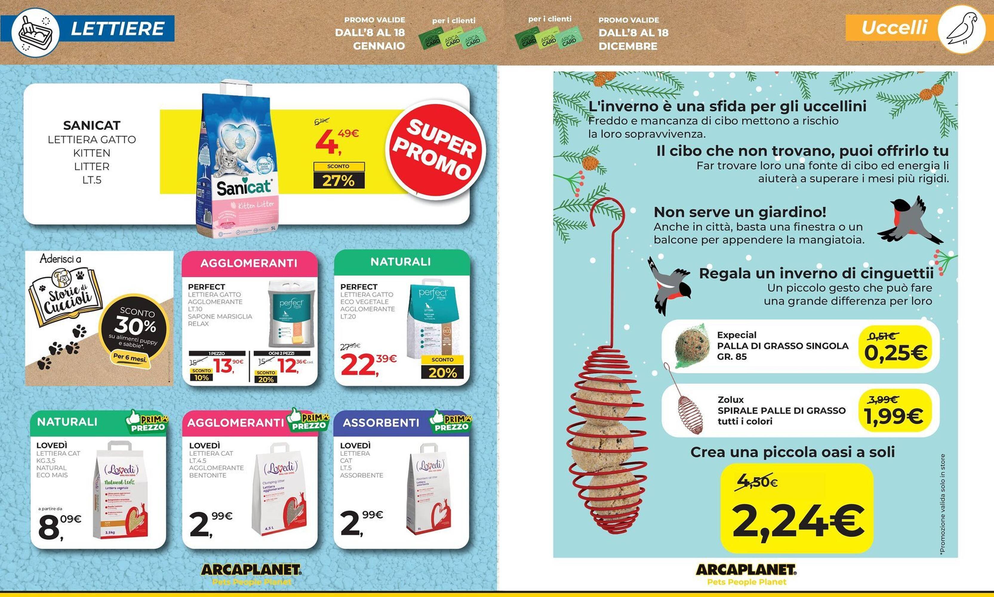 Volantino Arcaplanet (2026-01-08 - 2026-01-18)