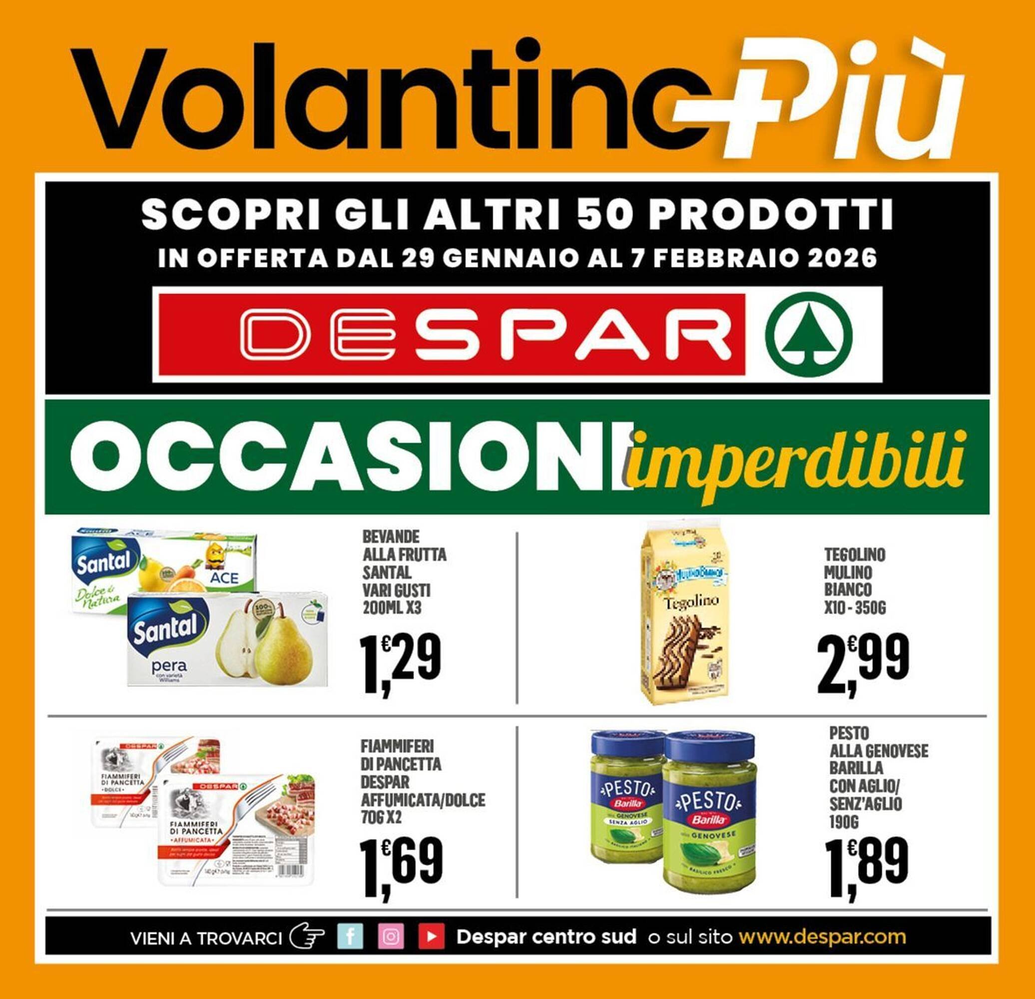 Volantino Despar (2026-01-29 - 2026-02-07)