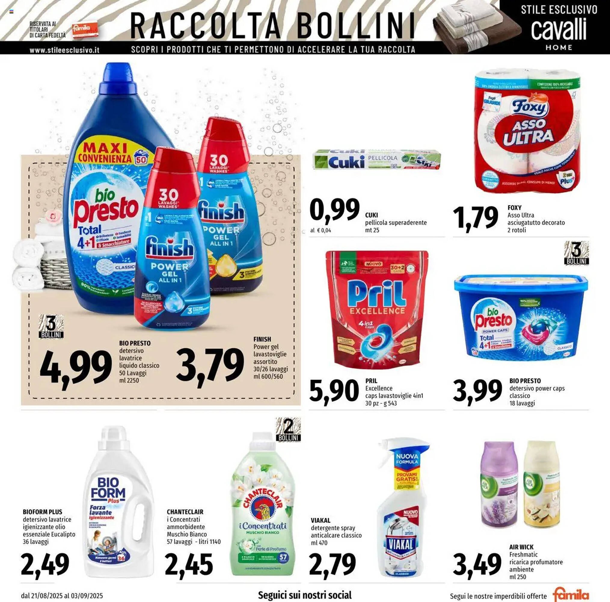 Volantino Famila (2025-08-21 - 2025-09-03)